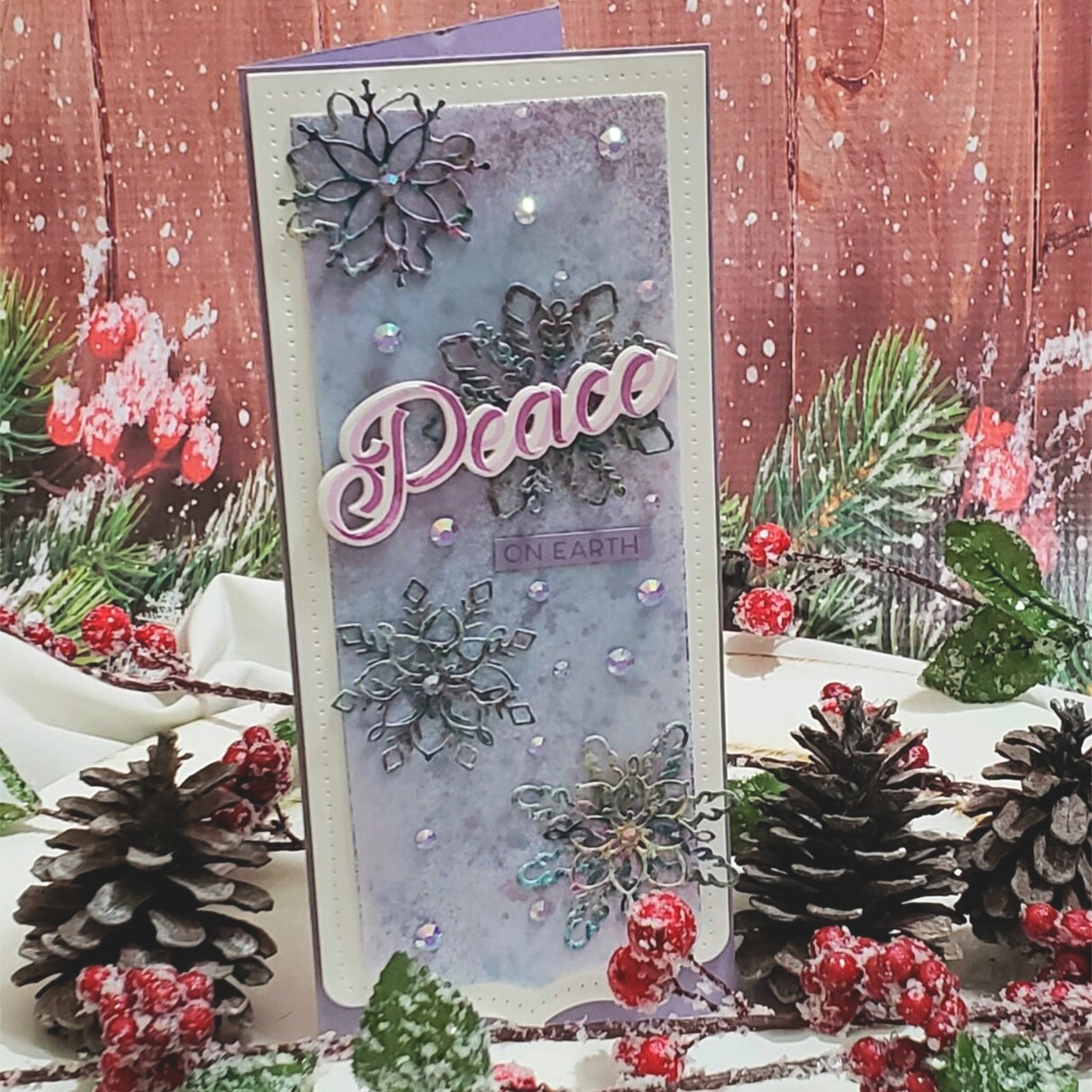 Ten Stunning Snowflakes w Shadows Cutting Dies