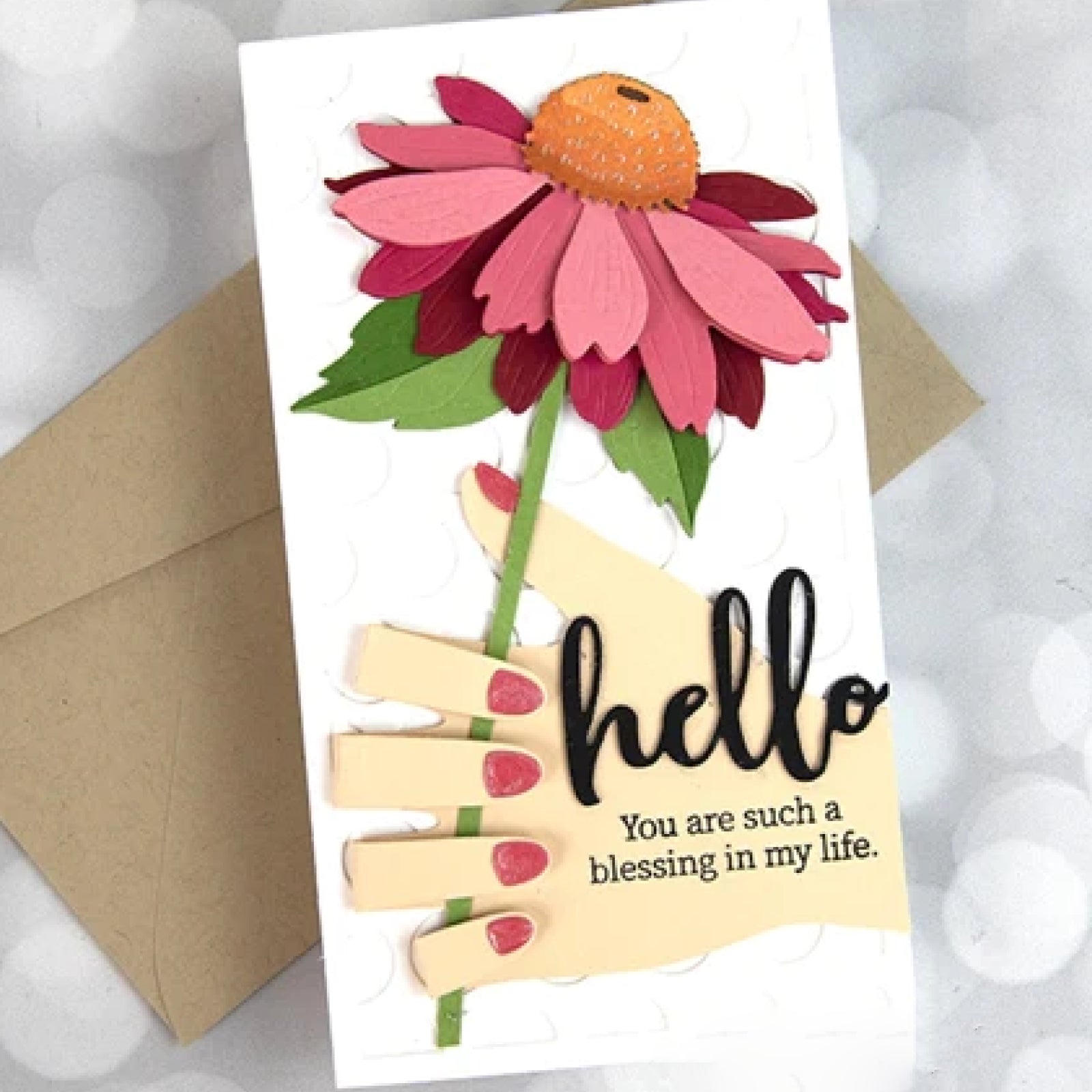 Hugs Friend Sentiments Builder Cutting Dies & Stamps Set