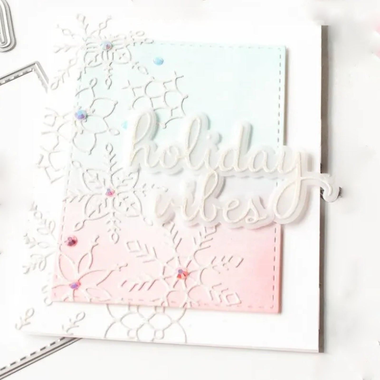 Ten Stunning Snowflakes w Shadows Cutting Dies