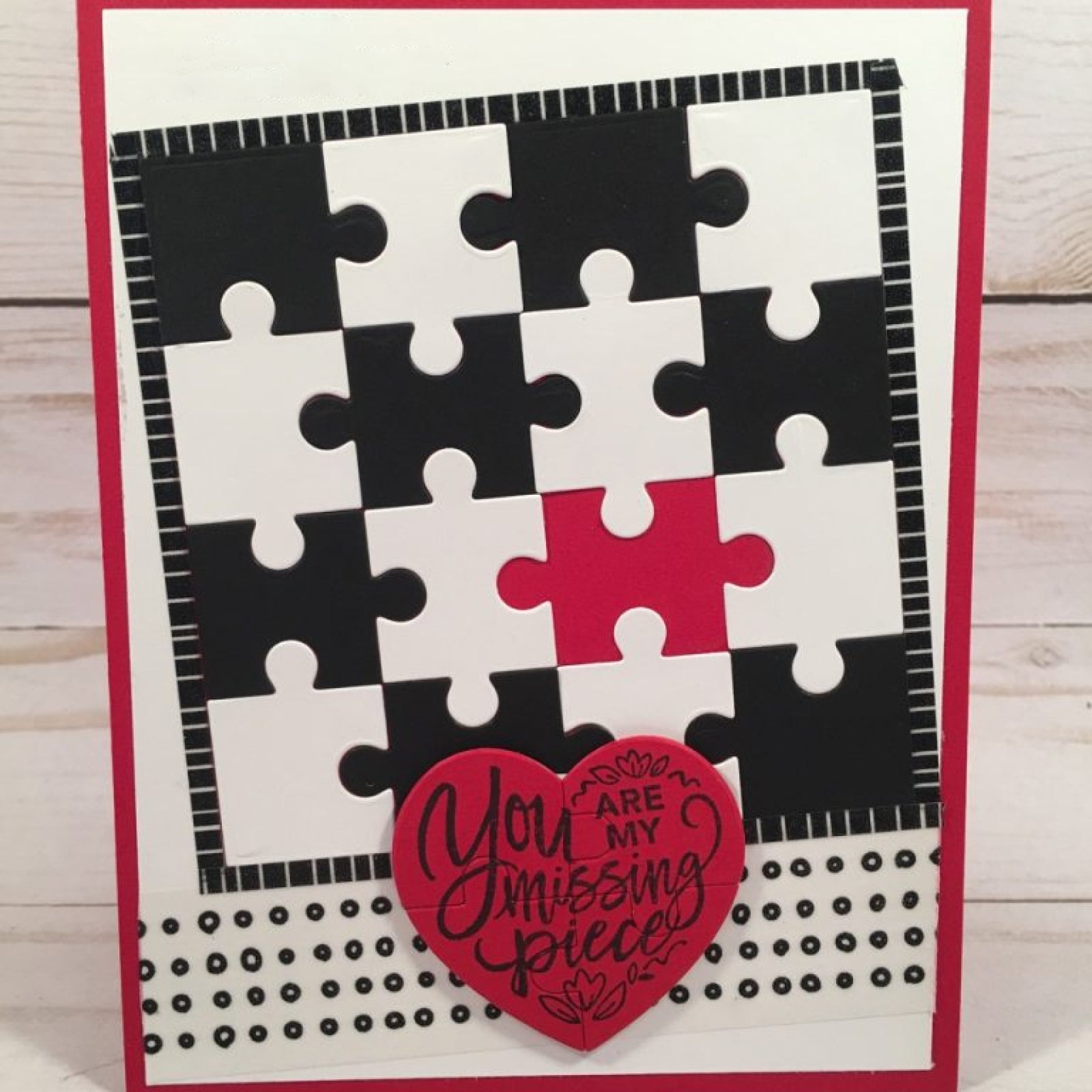 You Are My Missing Piece Jigsaw Puzzle Cutting Dies & Stamps Set