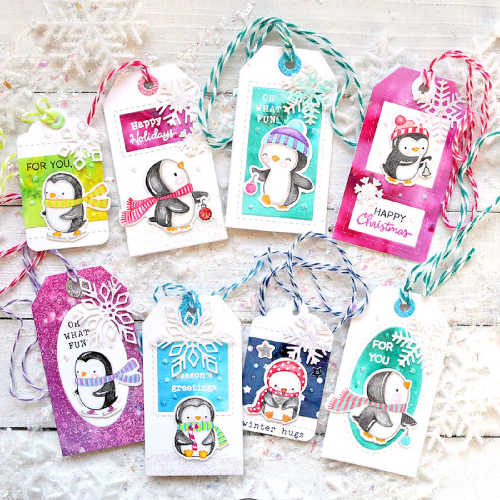 Oh What Fun Winter Animal Friends Cutting Dies & Stamps Set