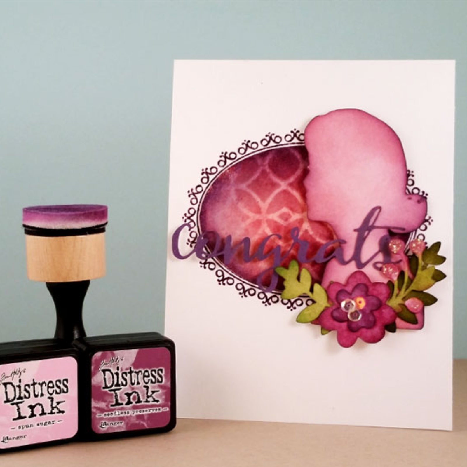 Congrats You Sentiment Words Cutting Dies