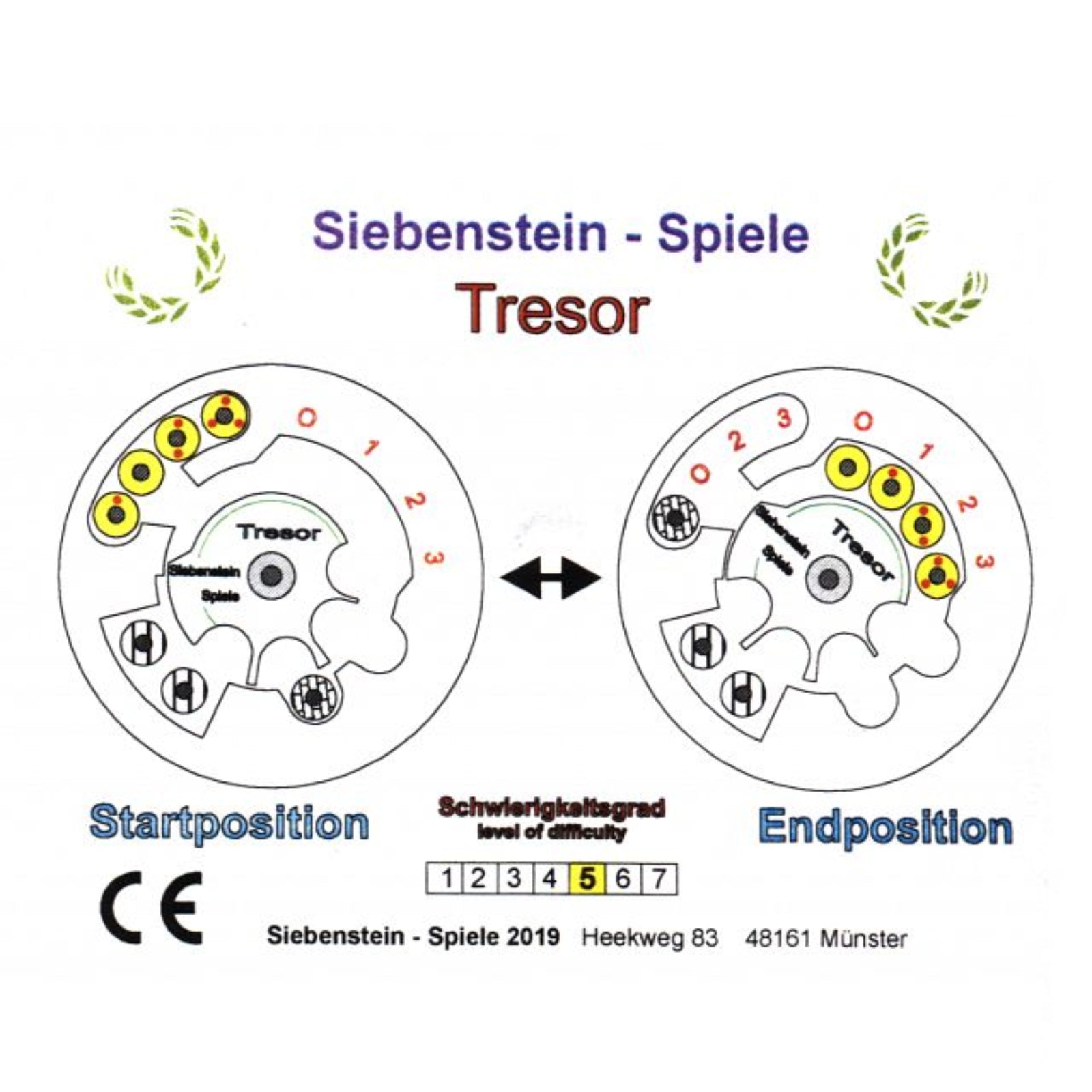 Tresor (Combination Safe) - Level 7 - Siebenstein Spiele