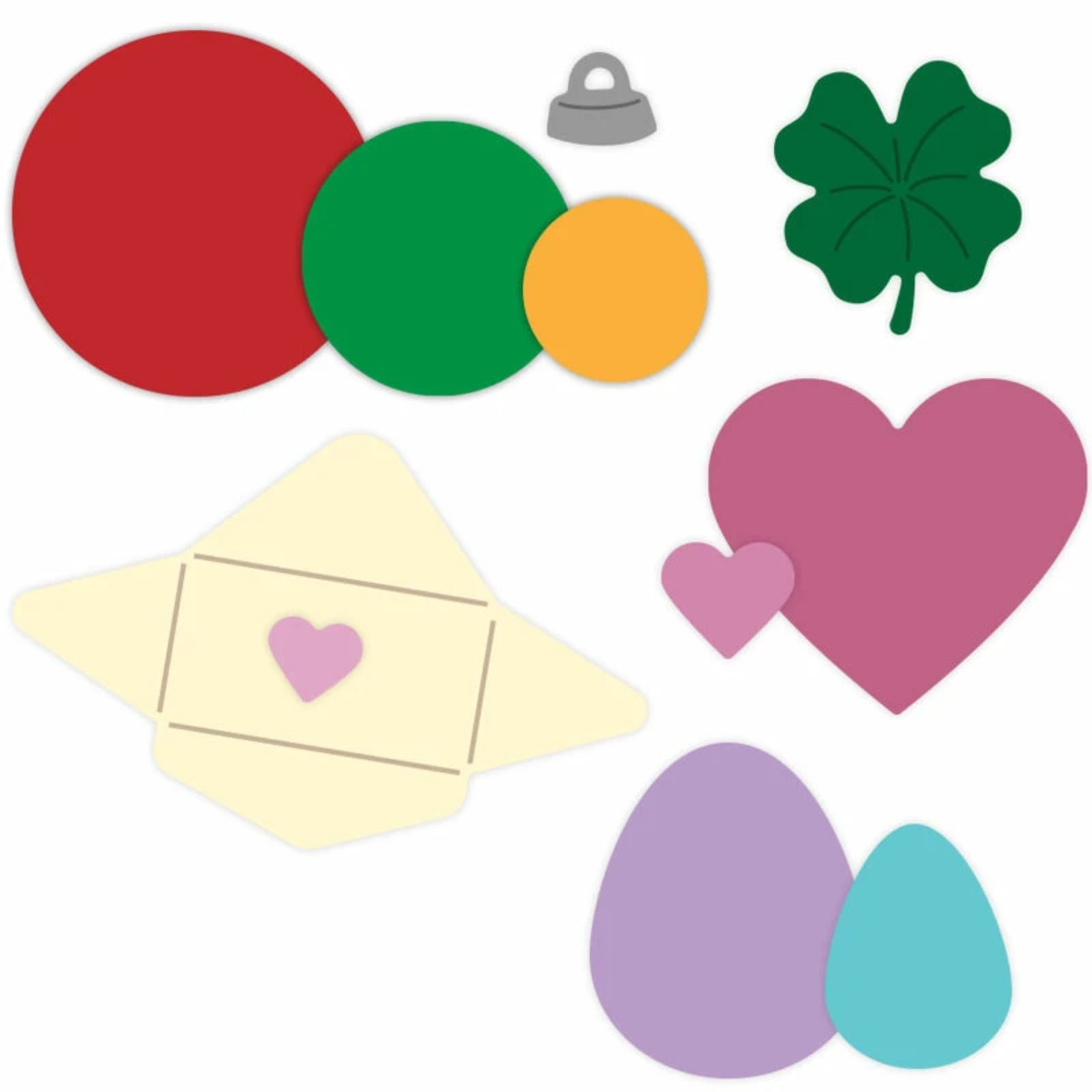 Heartfelt Holidays Nesting Cutting & Embossing Dies