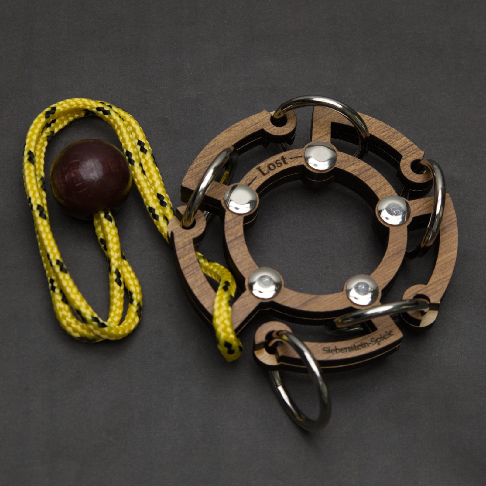 Lost 5 - Ring and Rope Puzzle - Level 7.5 - Siebenstein Spiele