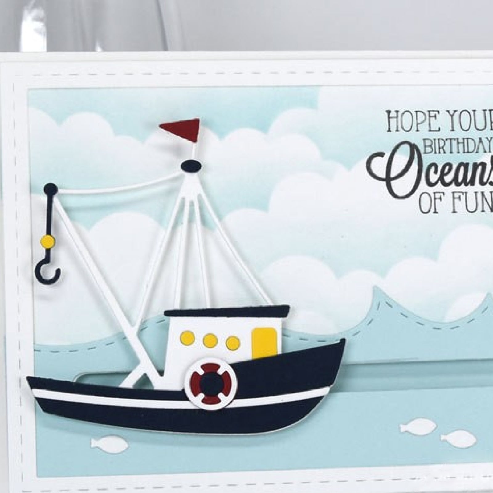 Deep Sea Fishing Boat Layering Cutting Dies