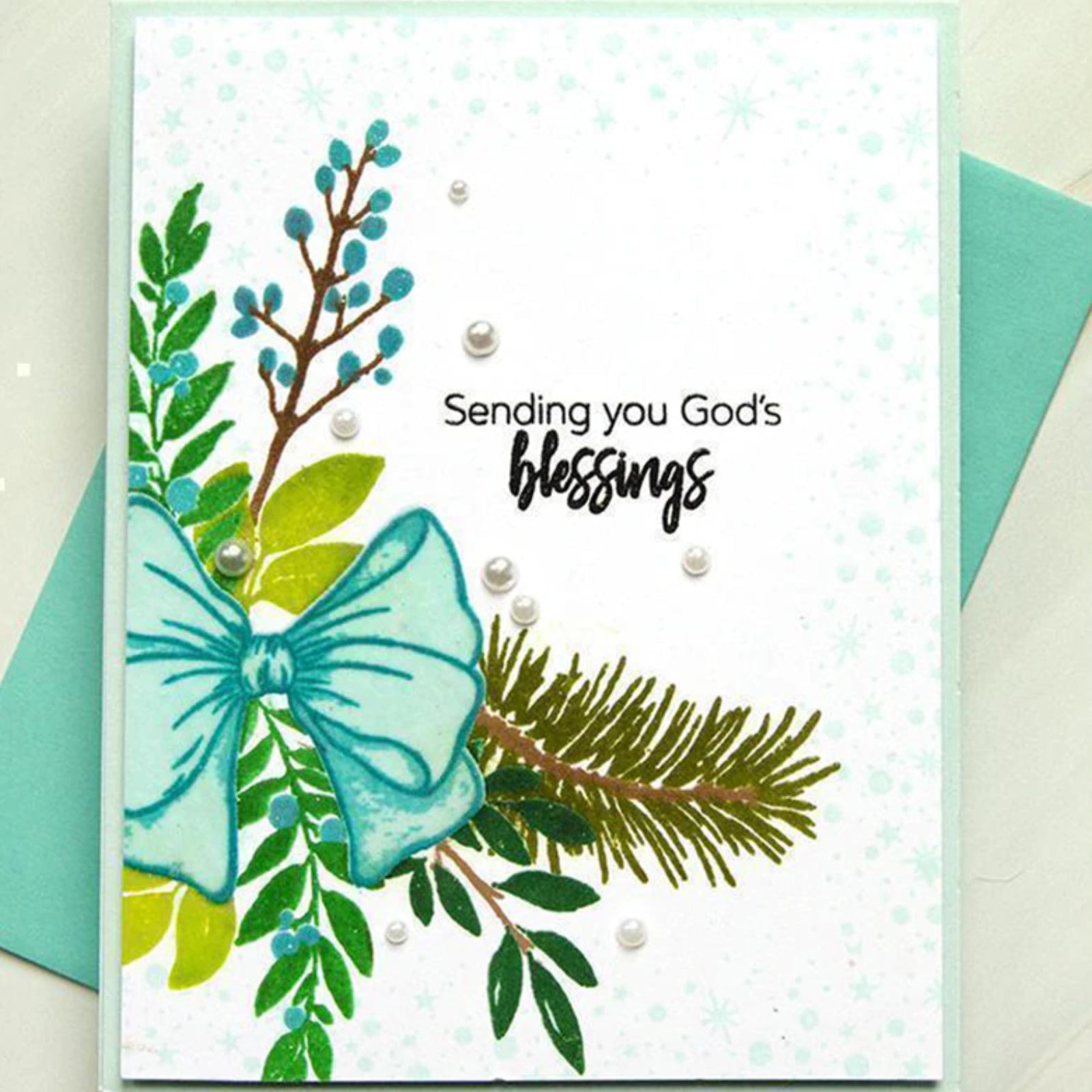 Layering Winter Holidays Stamps