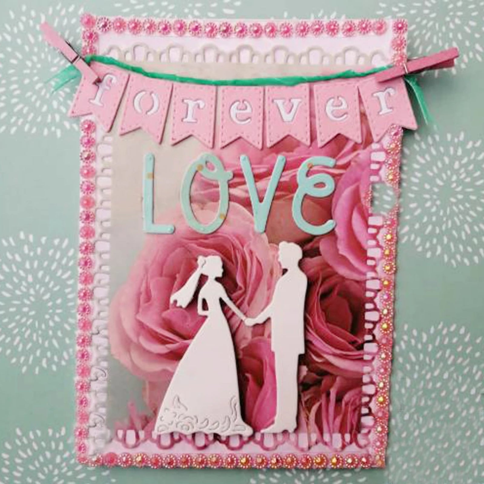 Loop De Loop Alphabet w Hearts Cutting & Embossing Dies