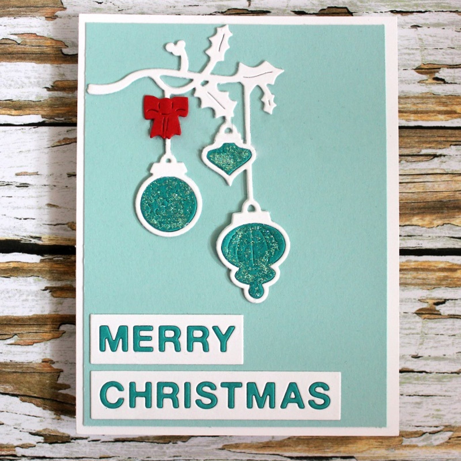 Merry Christmas Block Sentiment Words Cutting Dies – Noel Joy Season’s Greetings