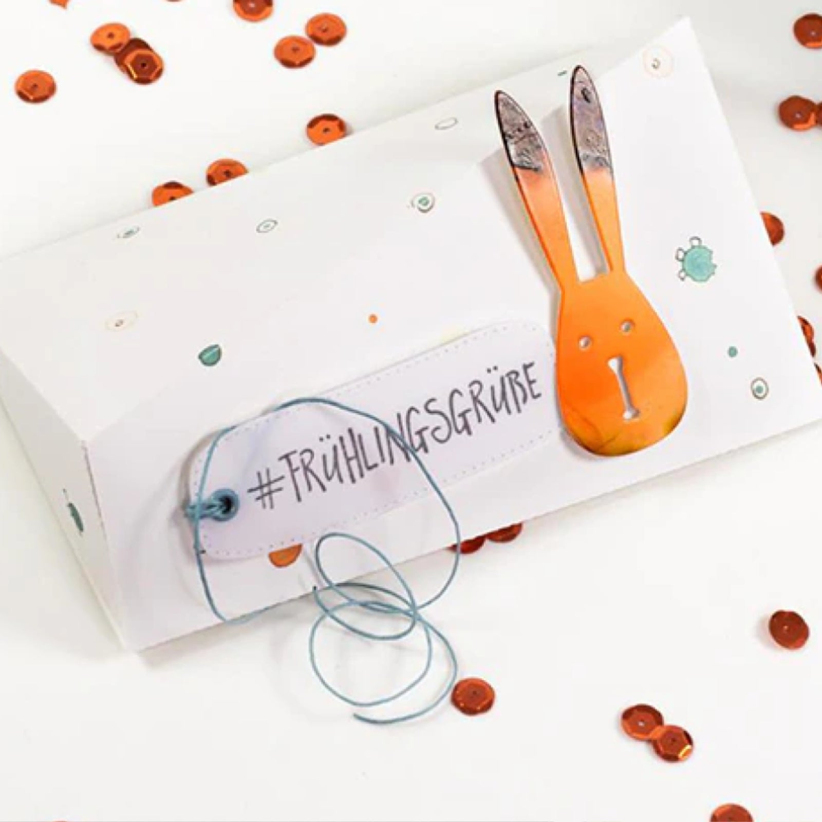 Mr. Bunny Head w Tag Cutting & Embossing Dies