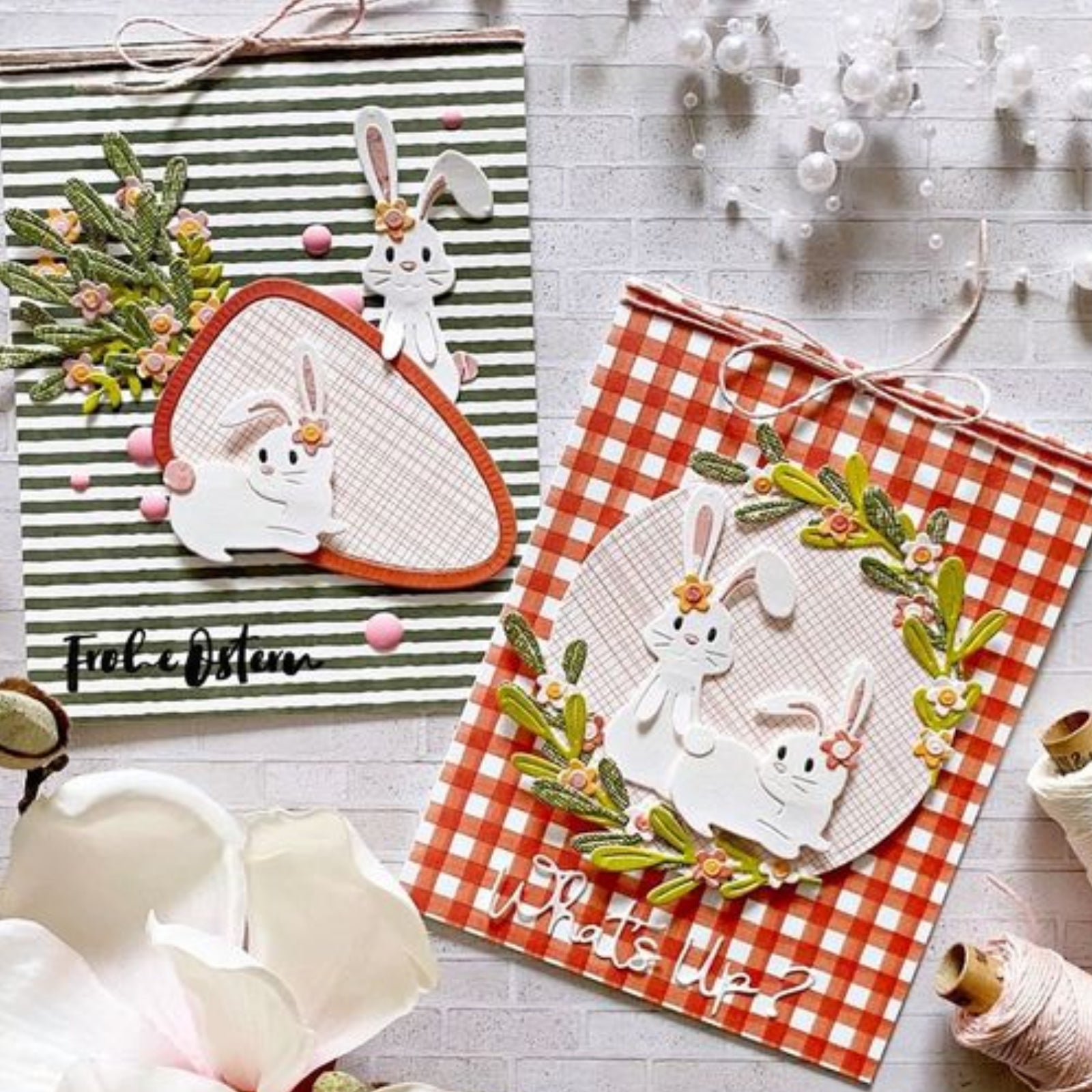 What’s Up? Bunny Duo w Carrot Frame Cutting Dies