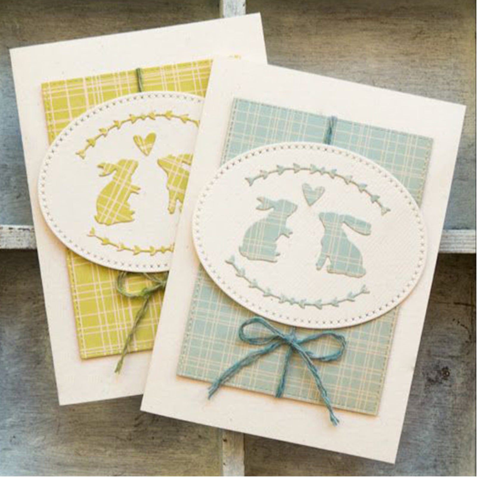 Bunny Love Duo w Sprigs Cutting Dies