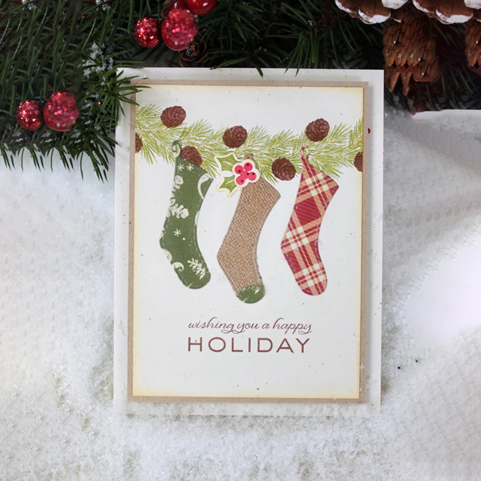 Stitched Christmas Trio Cutting Dies