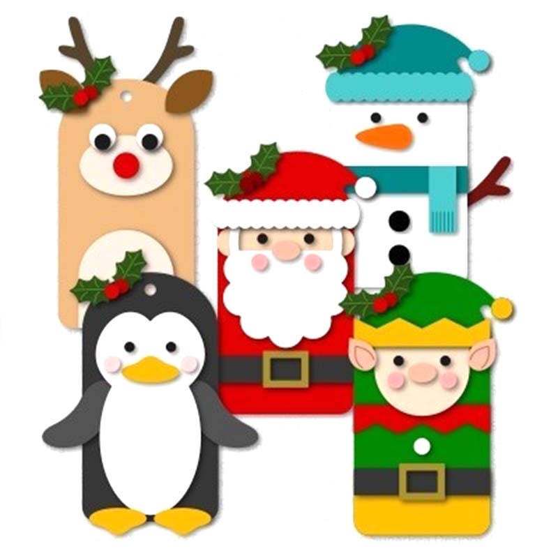 Small Christmas Characters / Tag Cutting Dies