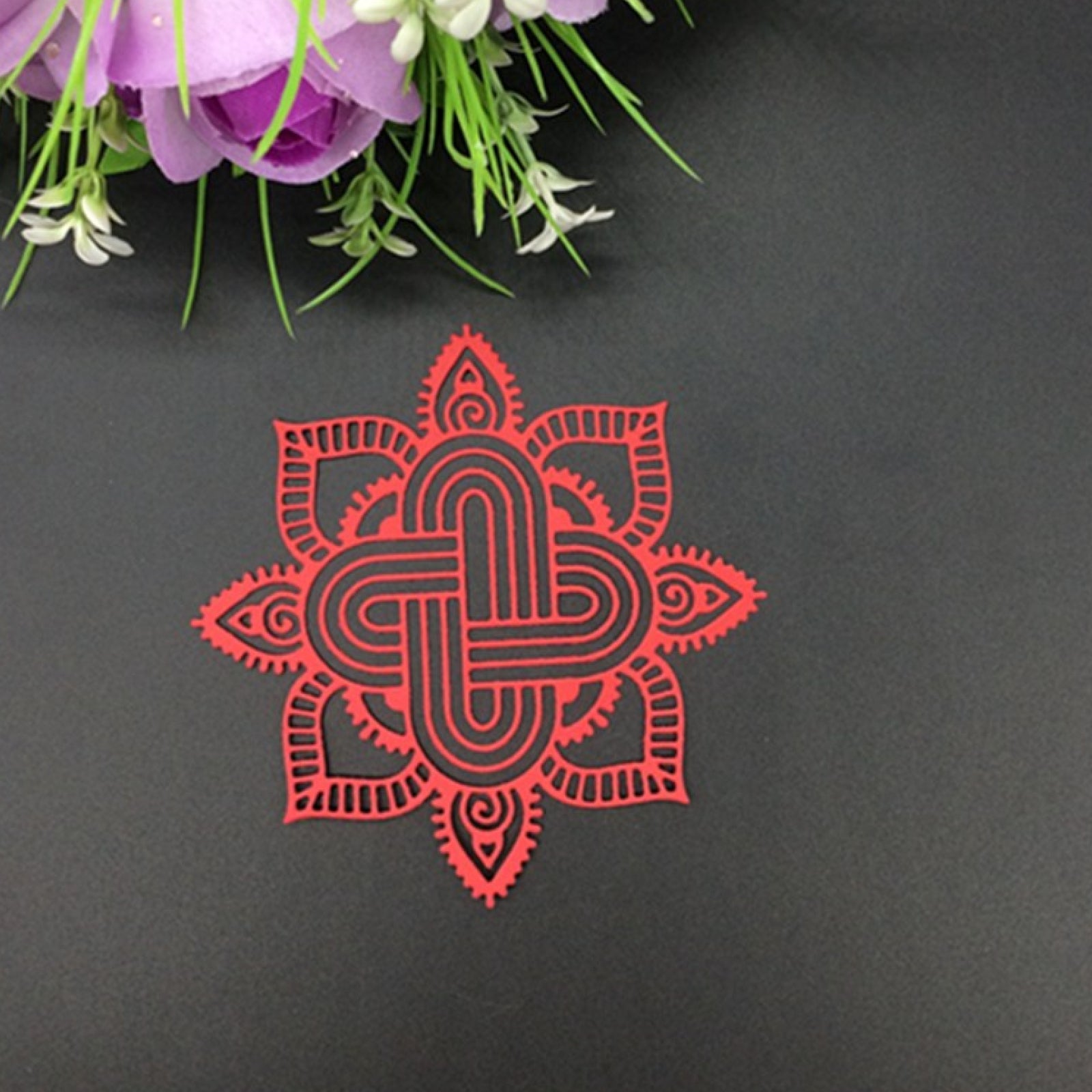 Mandala Abstract Knot Square Cutting Die