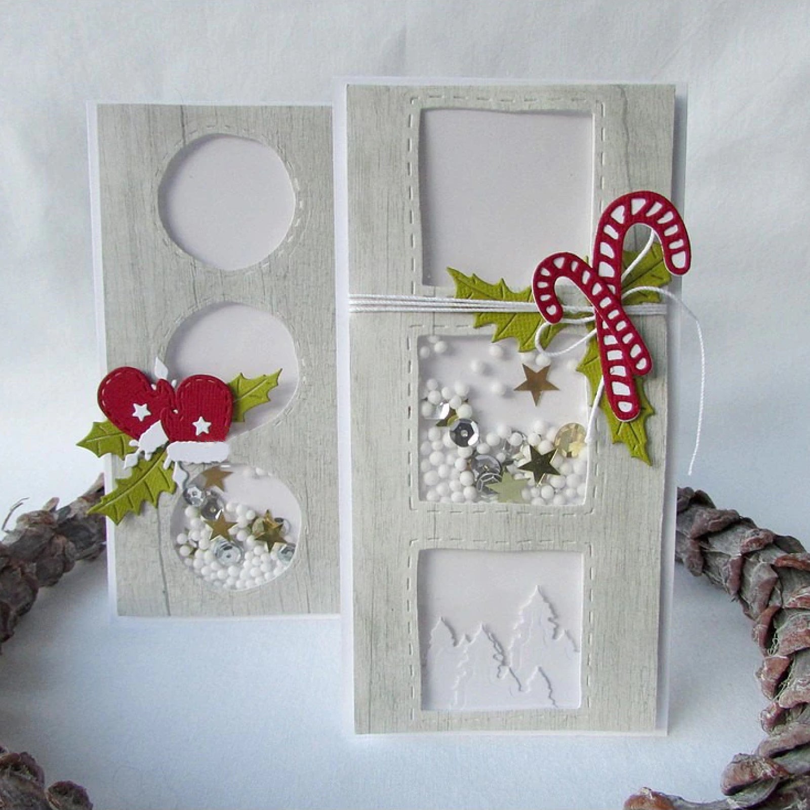 Decorate It Mini Mittens & Layered Candy Canes Cutting Dies