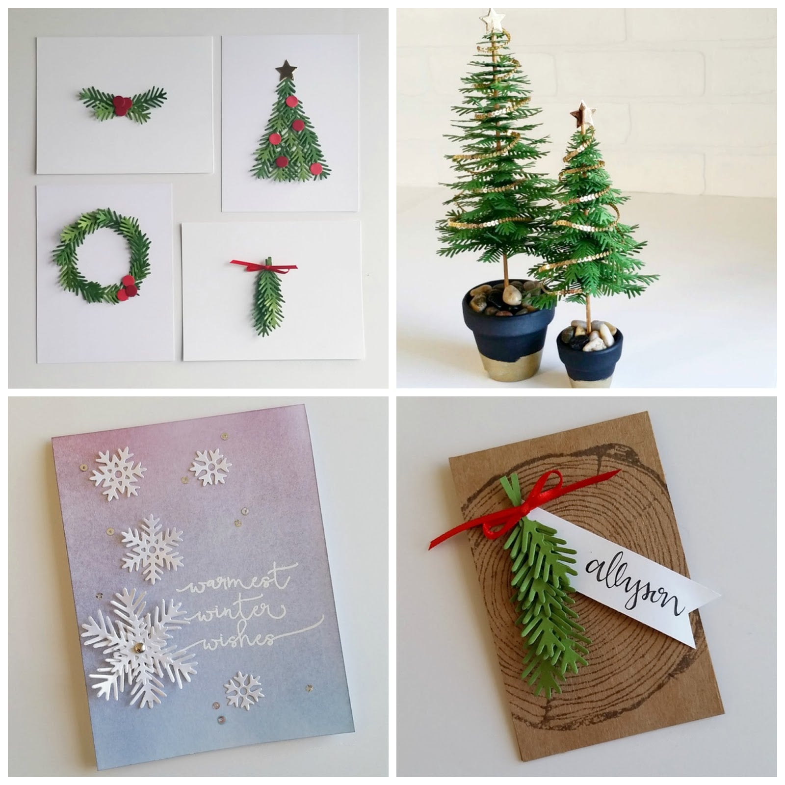 Make Your Own 3D Christmas Tree Cutting Dies