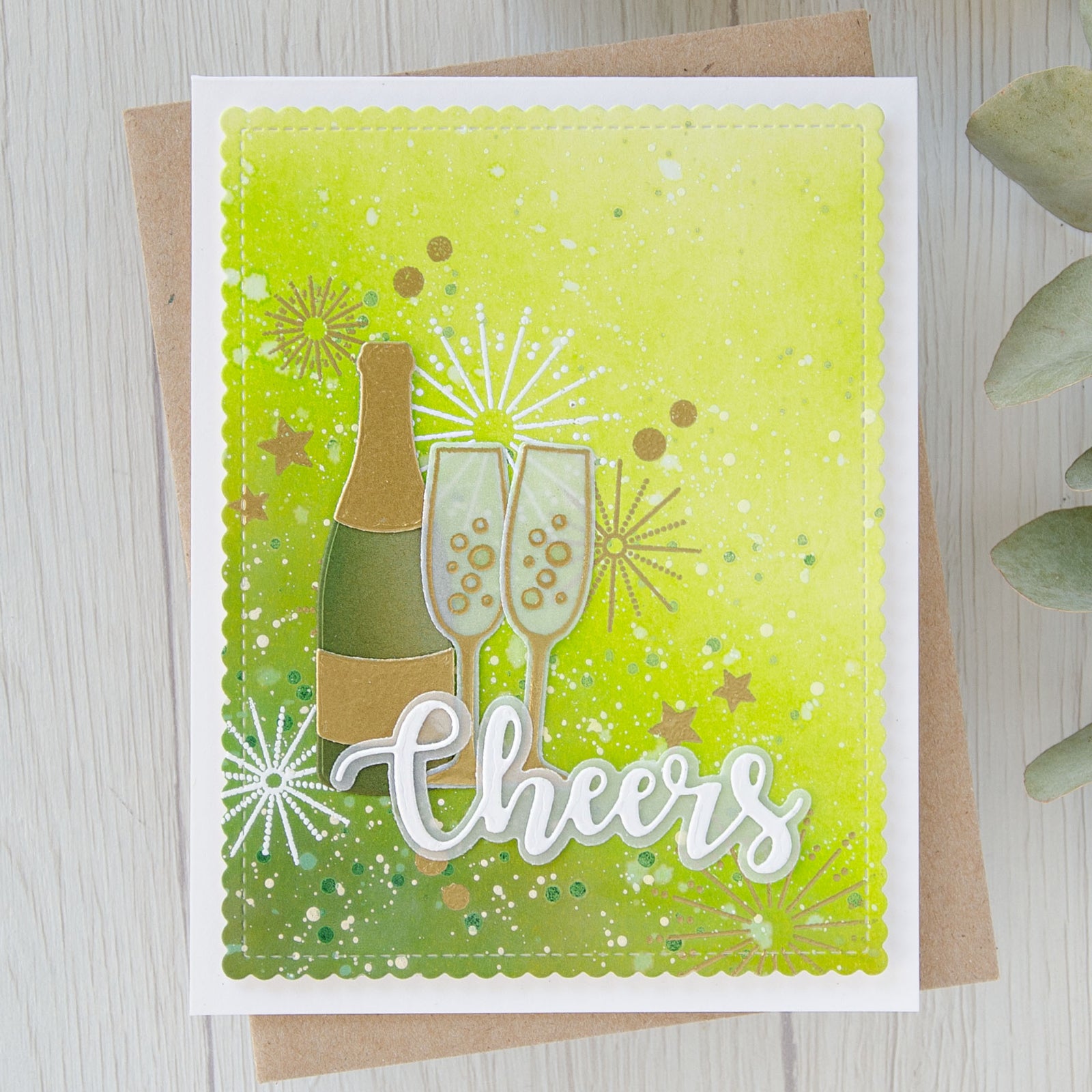 Eat Drink & Be Merry Cutting Dies & Stamps Set