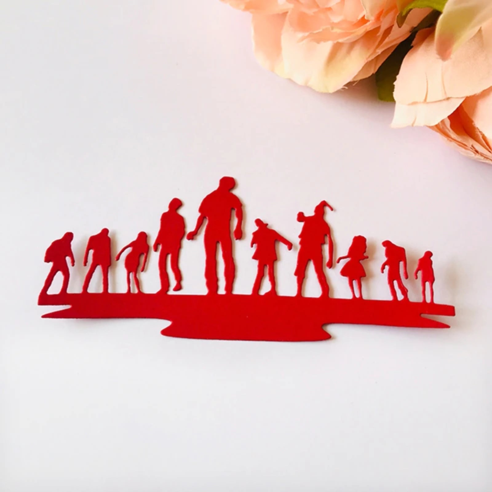 Zombie Horde Silhouette Cutting Die