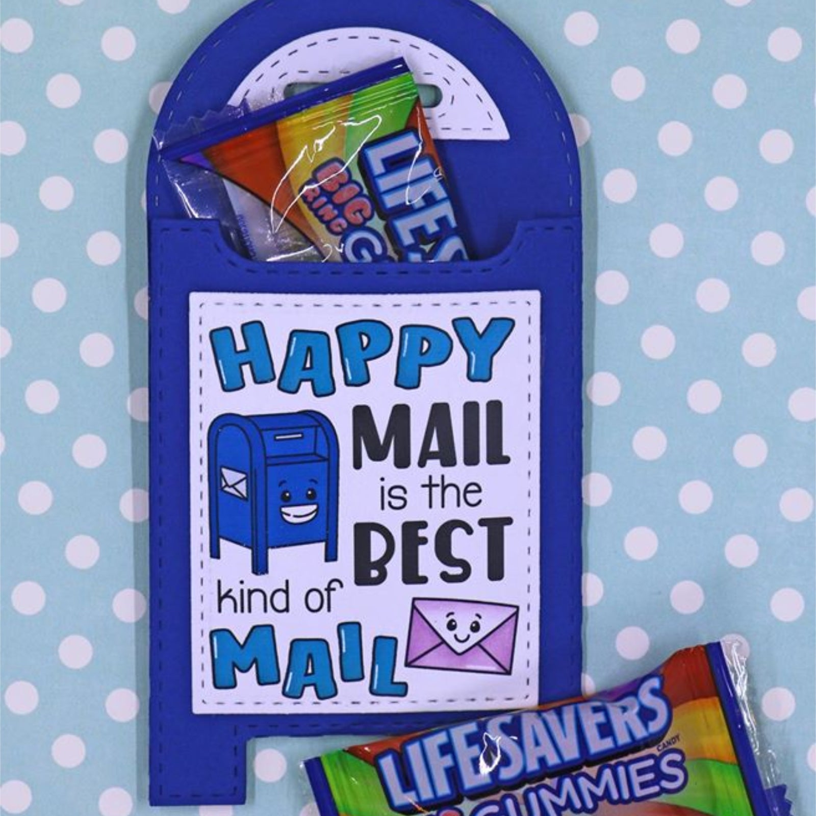 Stitched Mailbox Pocket Tag Cutting & Embossing Dies