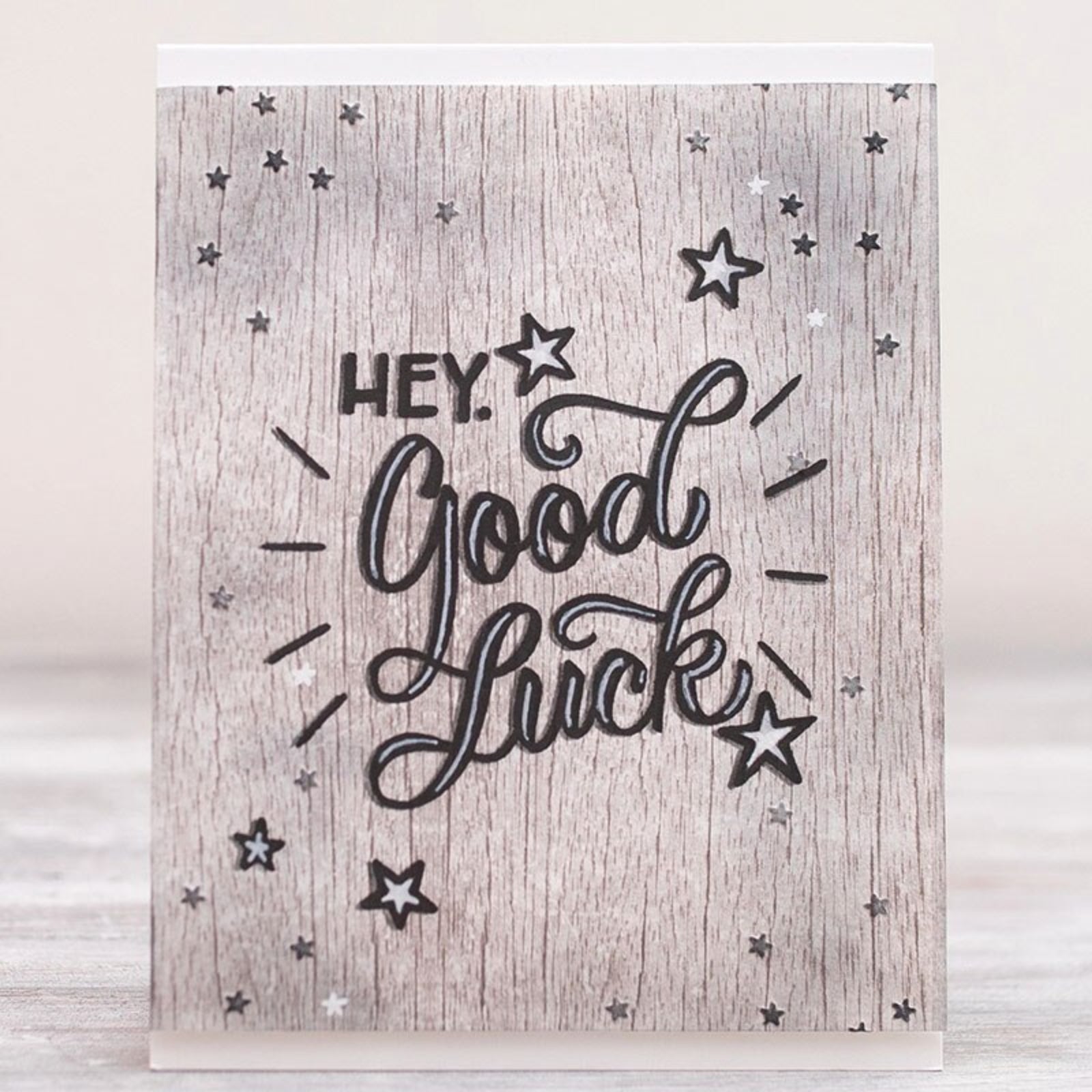 Good Luck Script Sentiment Words Cutting Die