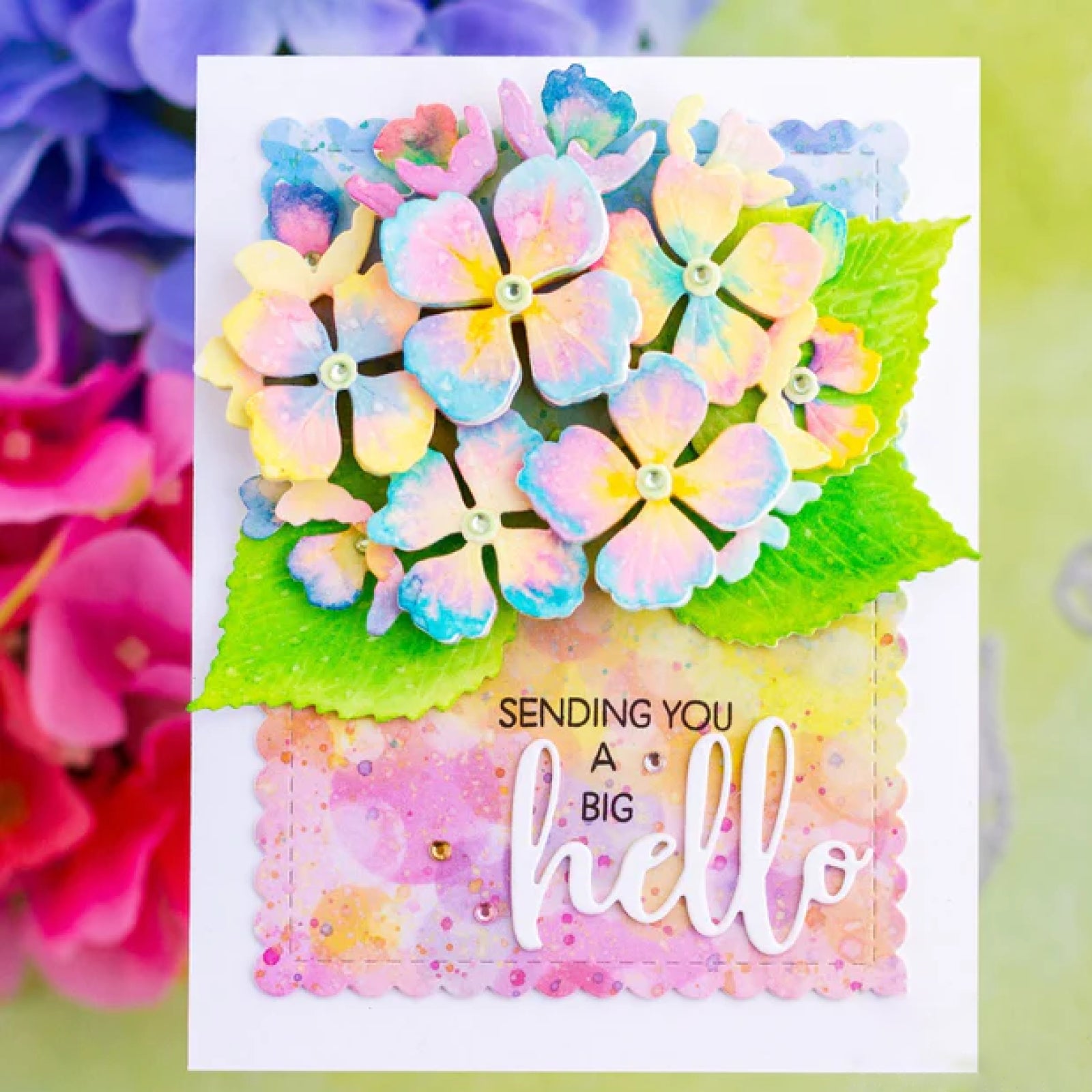 Hugs Friend Sentiments Builder Cutting Dies & Stamps Set