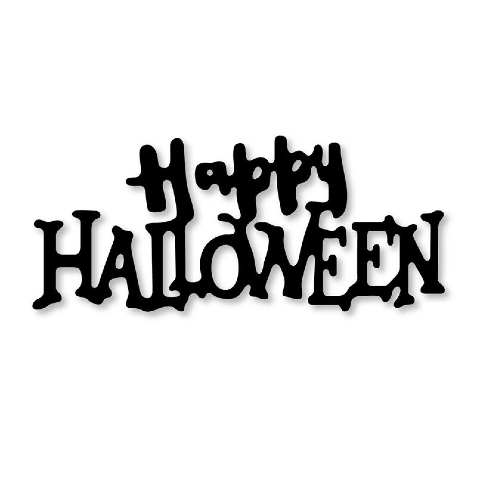 Happy Halloween Words Sentiment Cutting Die