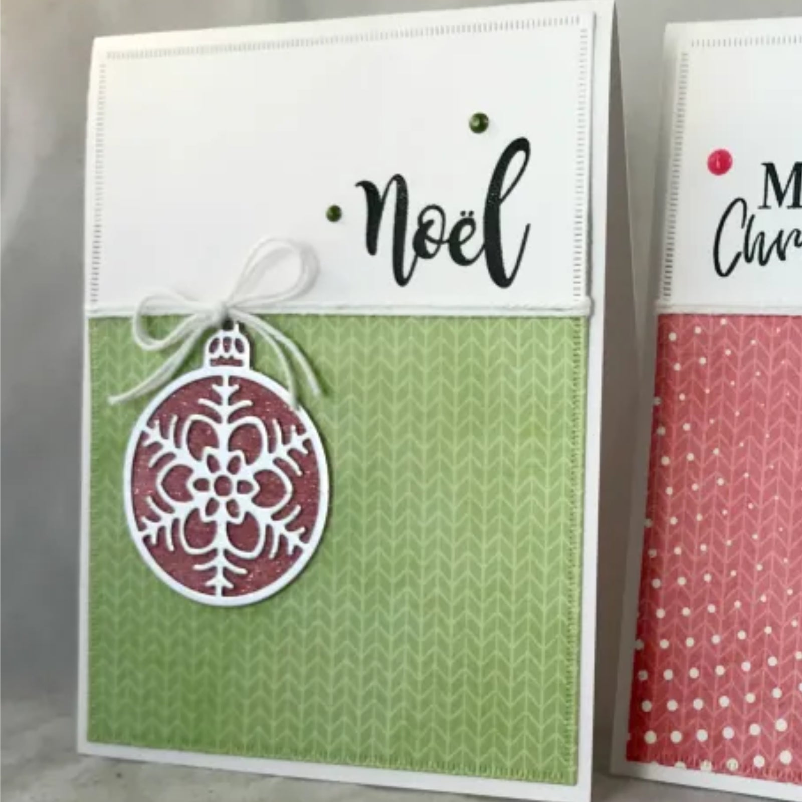 Layering Christmas Ornaments Cutting Dies