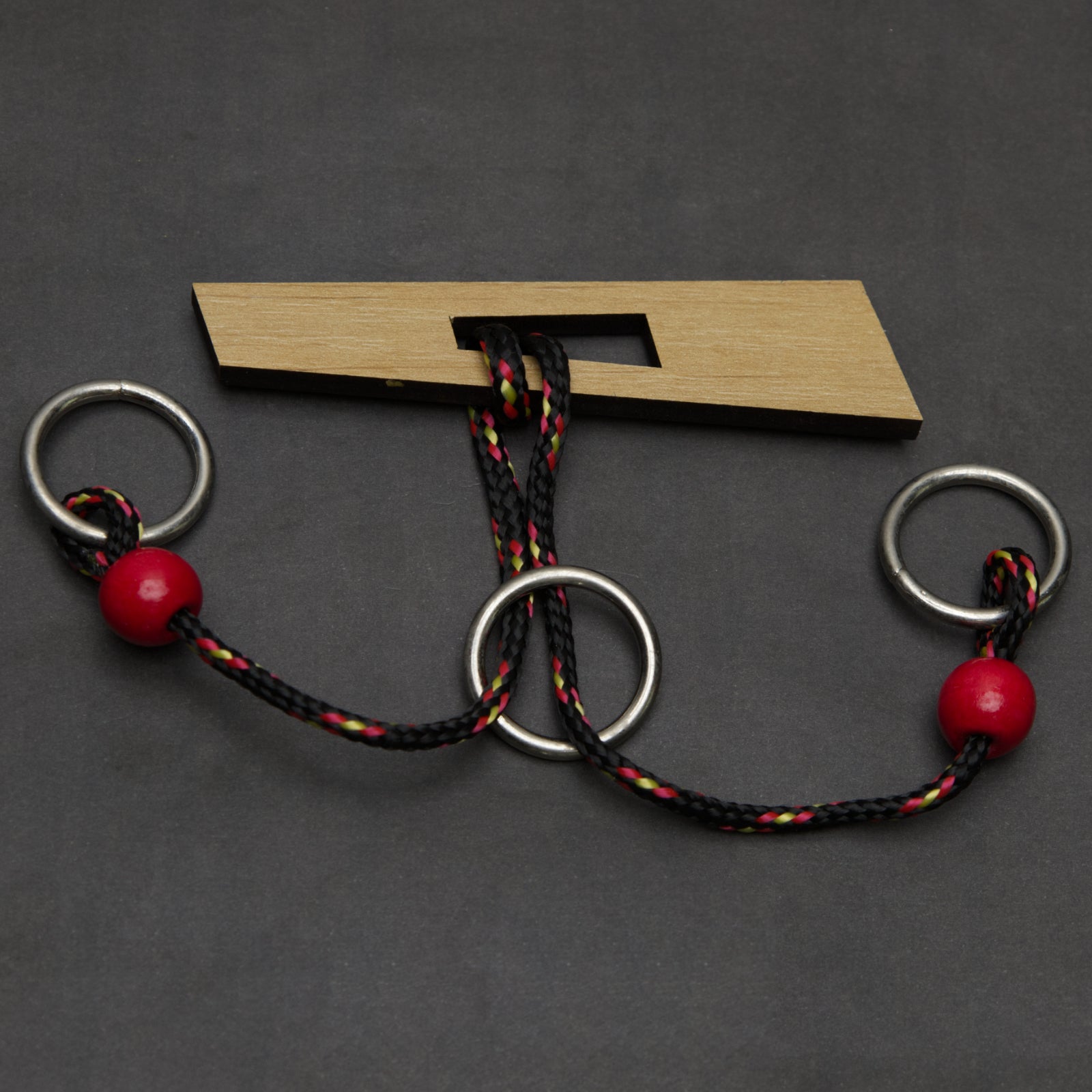 Trouble Stick - Ring and Rope Puzzle - Level 7.5 - Siebenstein Spiele