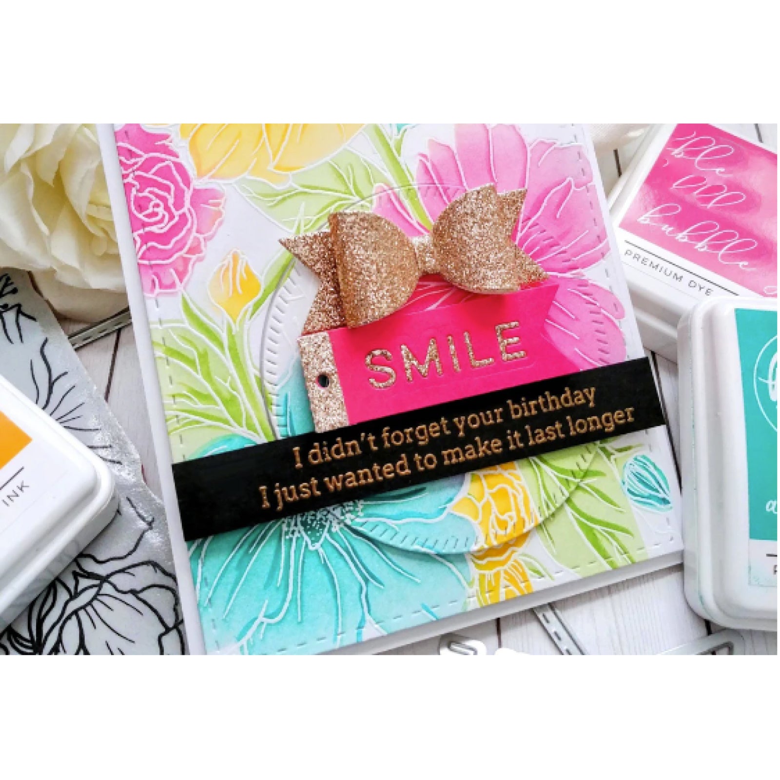 Mini Tags w Nesting Words Cutting Die Set