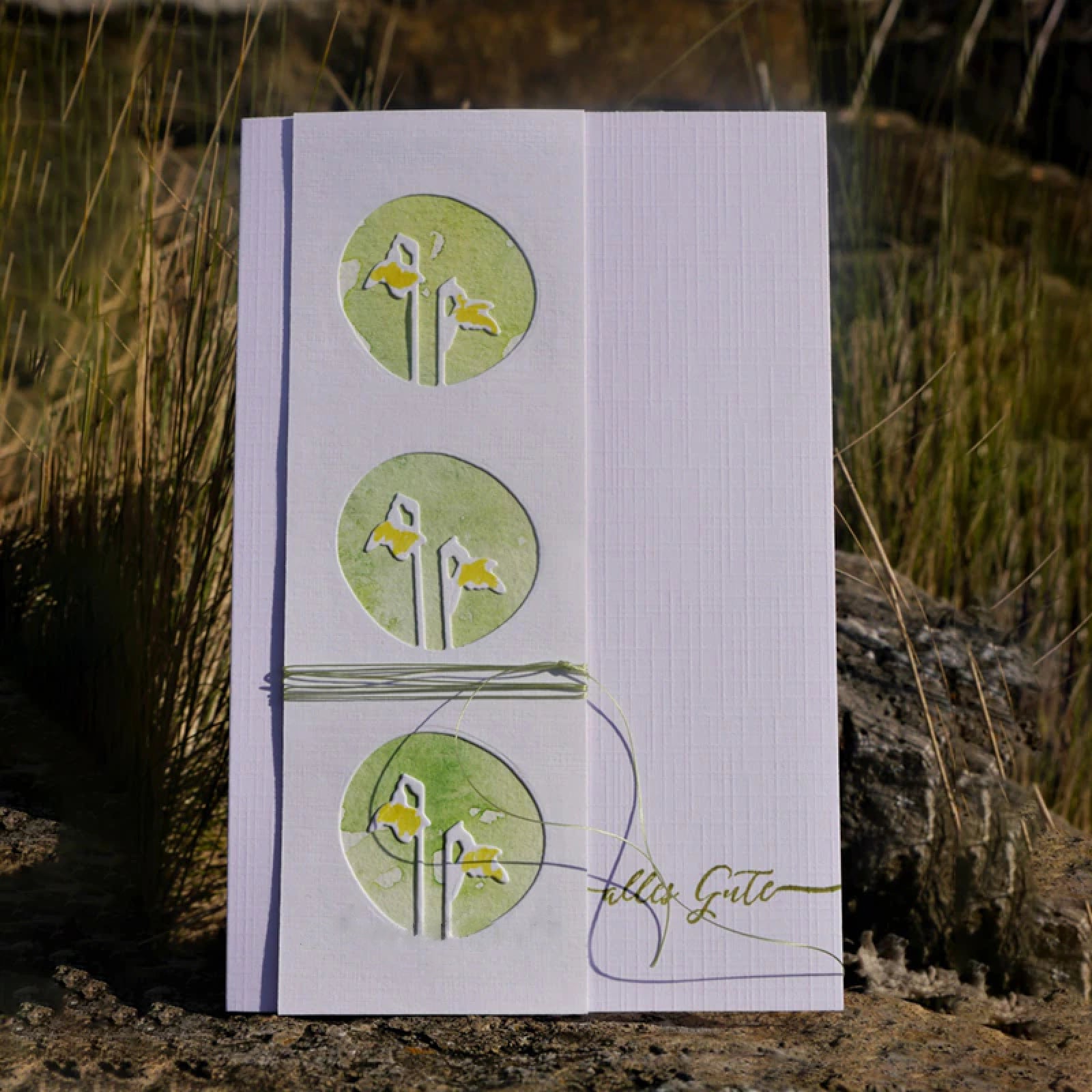 Spring Bunnies & Flowers Freestyle Circular Trio Cutting Dies