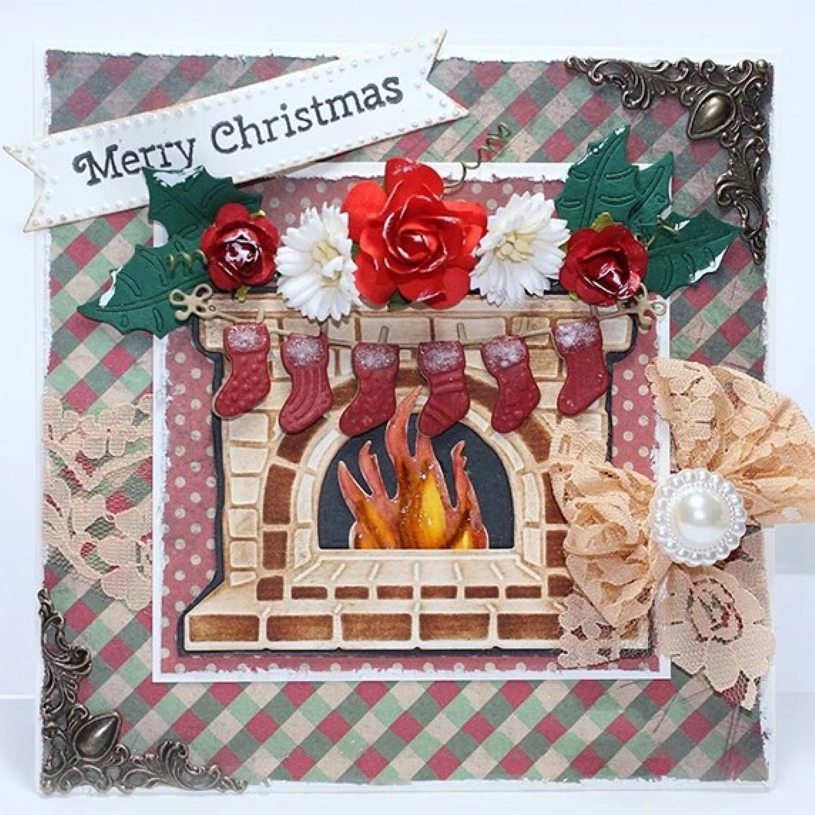 Strung Up Stockings Cutting & Embossing Die