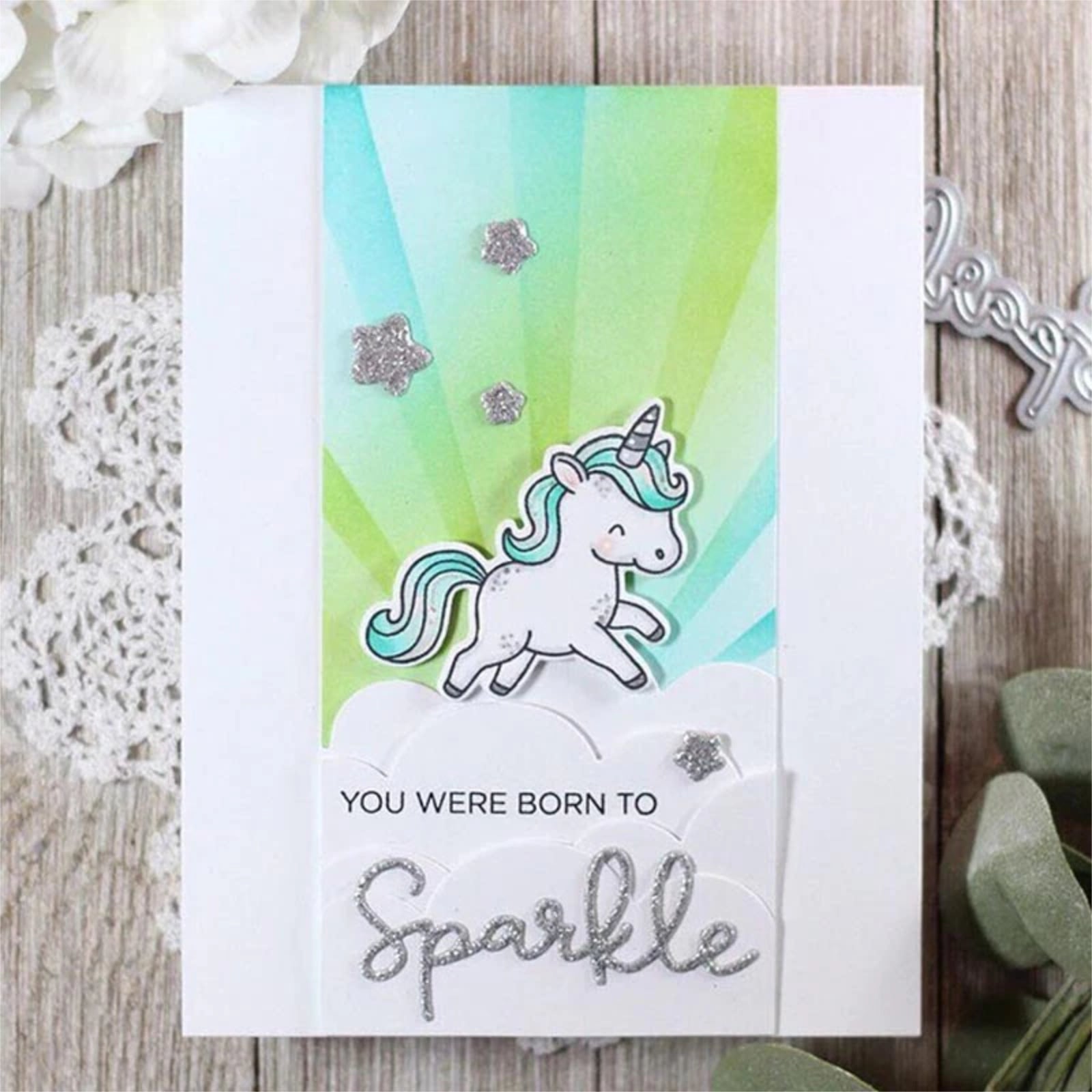 Cauldron/Pot of Gold w Magical & Sparkle Words Cutting Dies