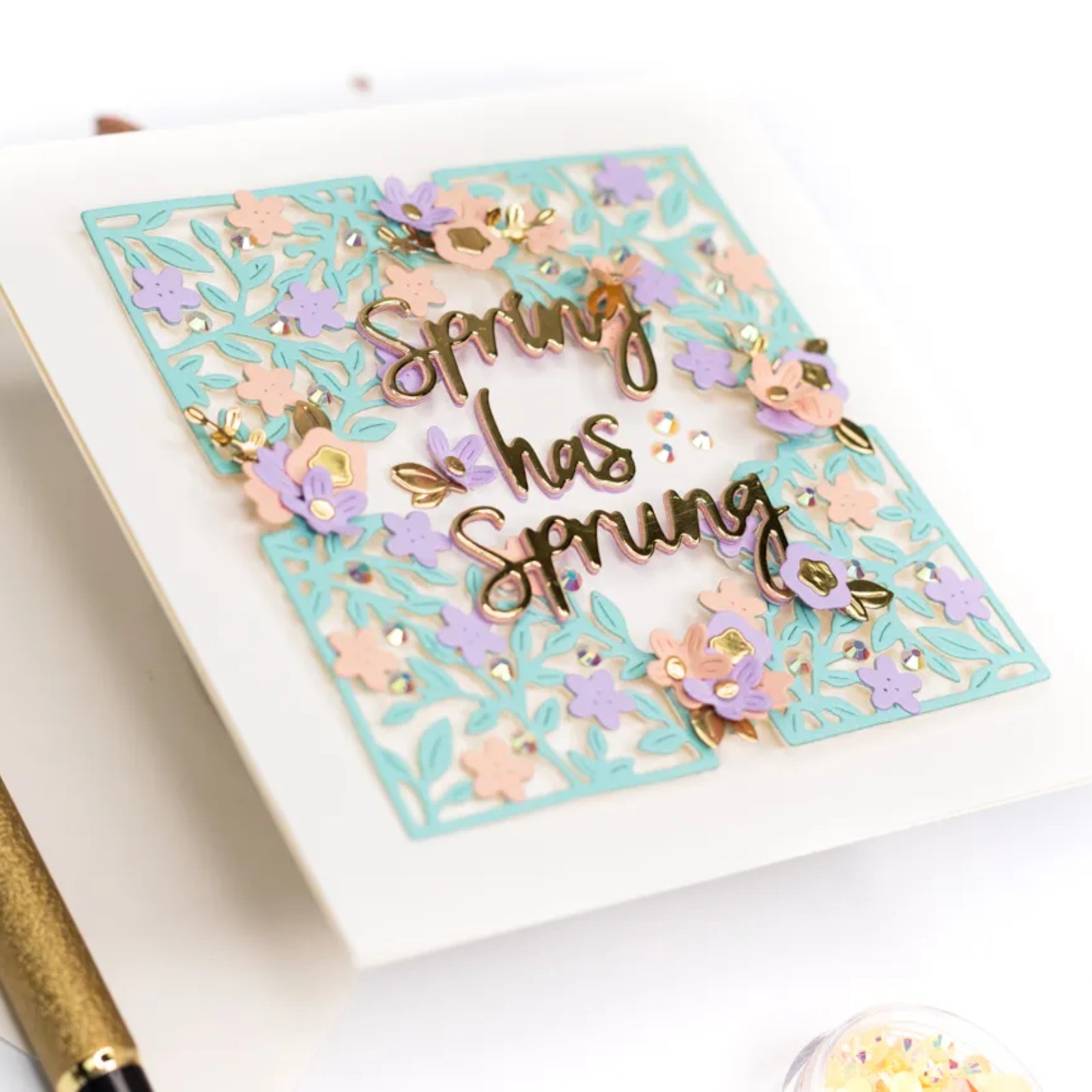 Spring Has Sprung Make Your Own Floral Frame Cutting Dies