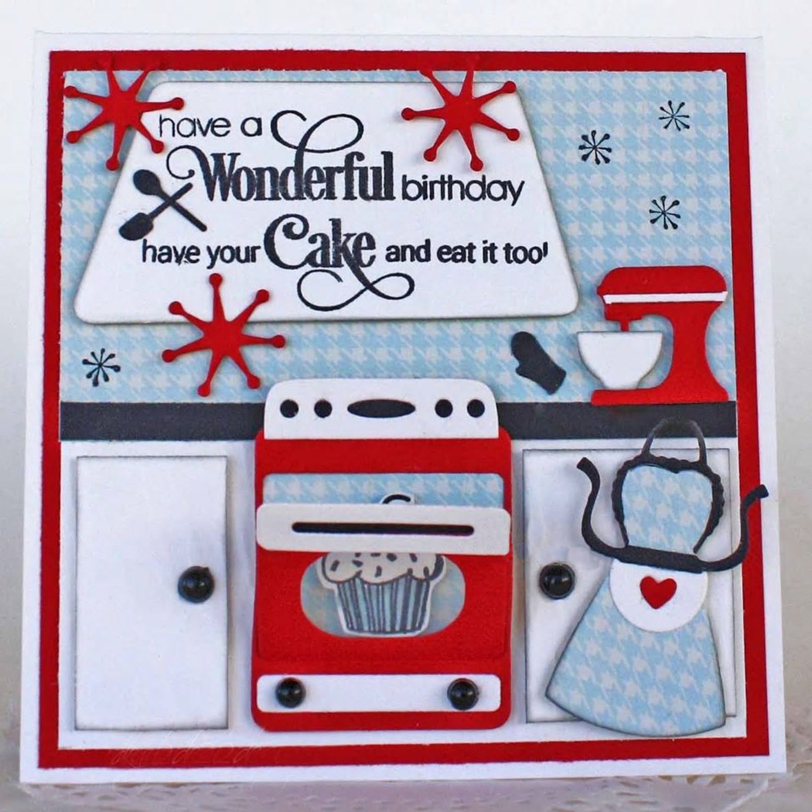 Bake It Up Kitchen Oven Small Cutting Die Set