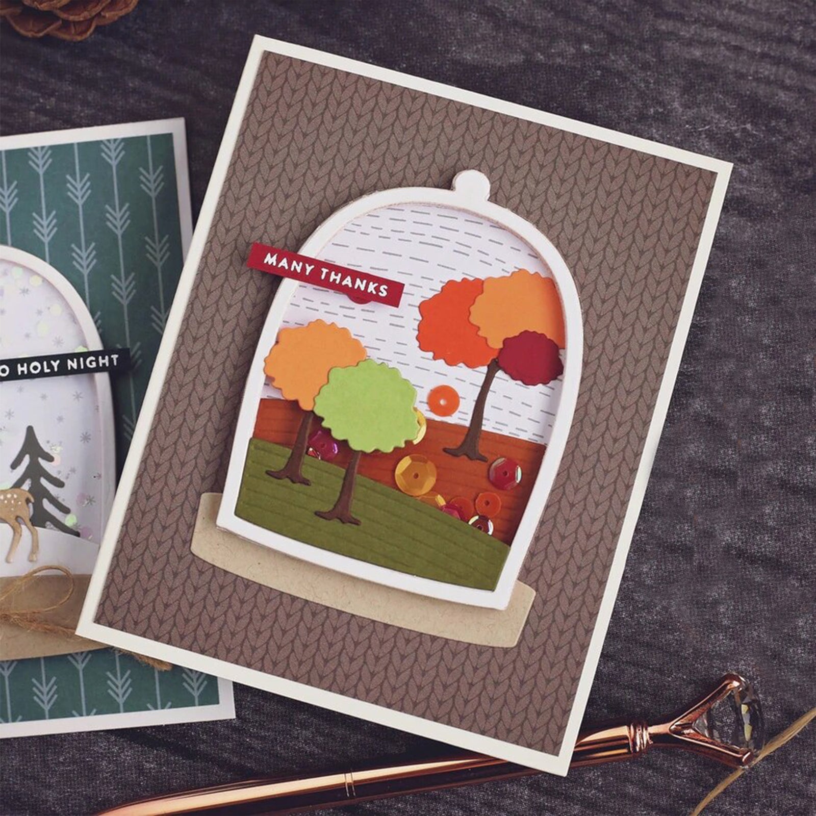 Harvest Time Scene Builder Cutting & Embossing Dies