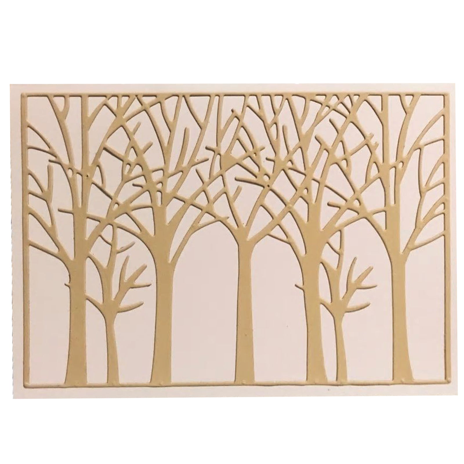 Winter Trees Background Cutting Die