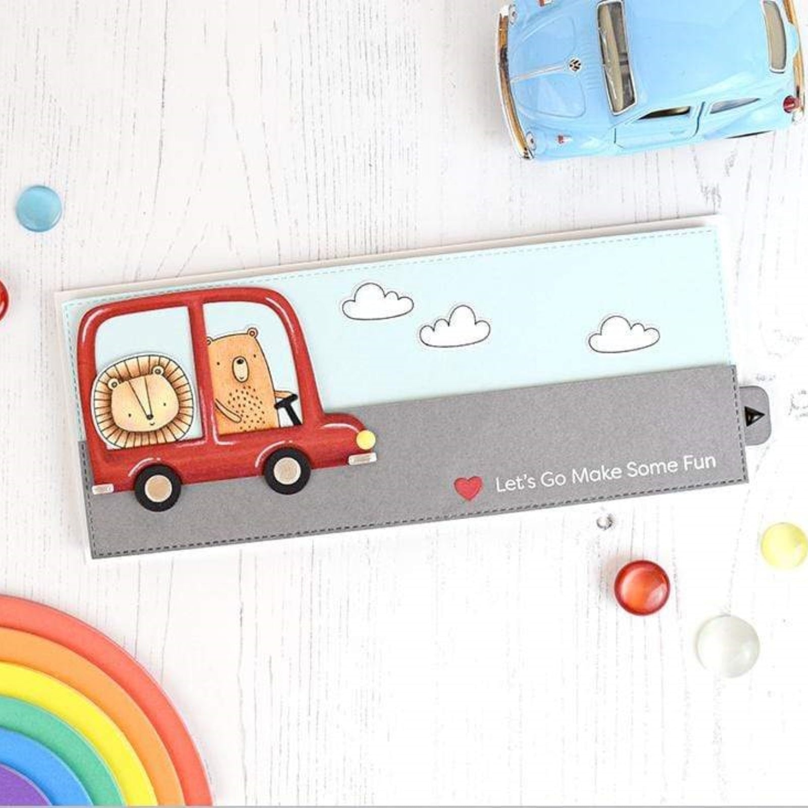 Build It Cartoon Car Cutting & Embossing Dies