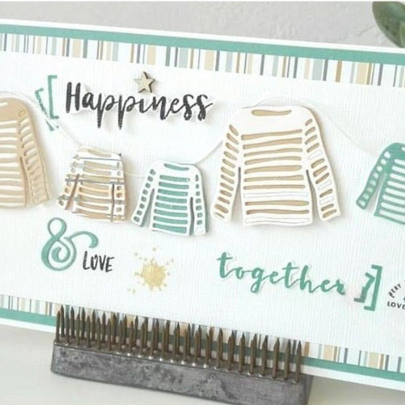 Striped & Solid Sweaters Cutting & Embossing Dies