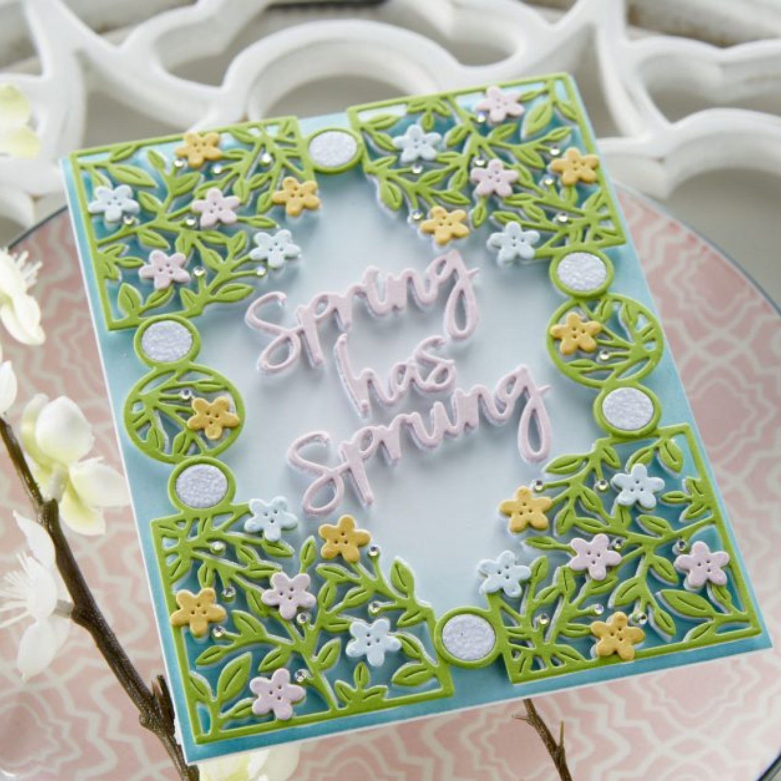 Spring Has Sprung Make Your Own Floral Frame Cutting Dies