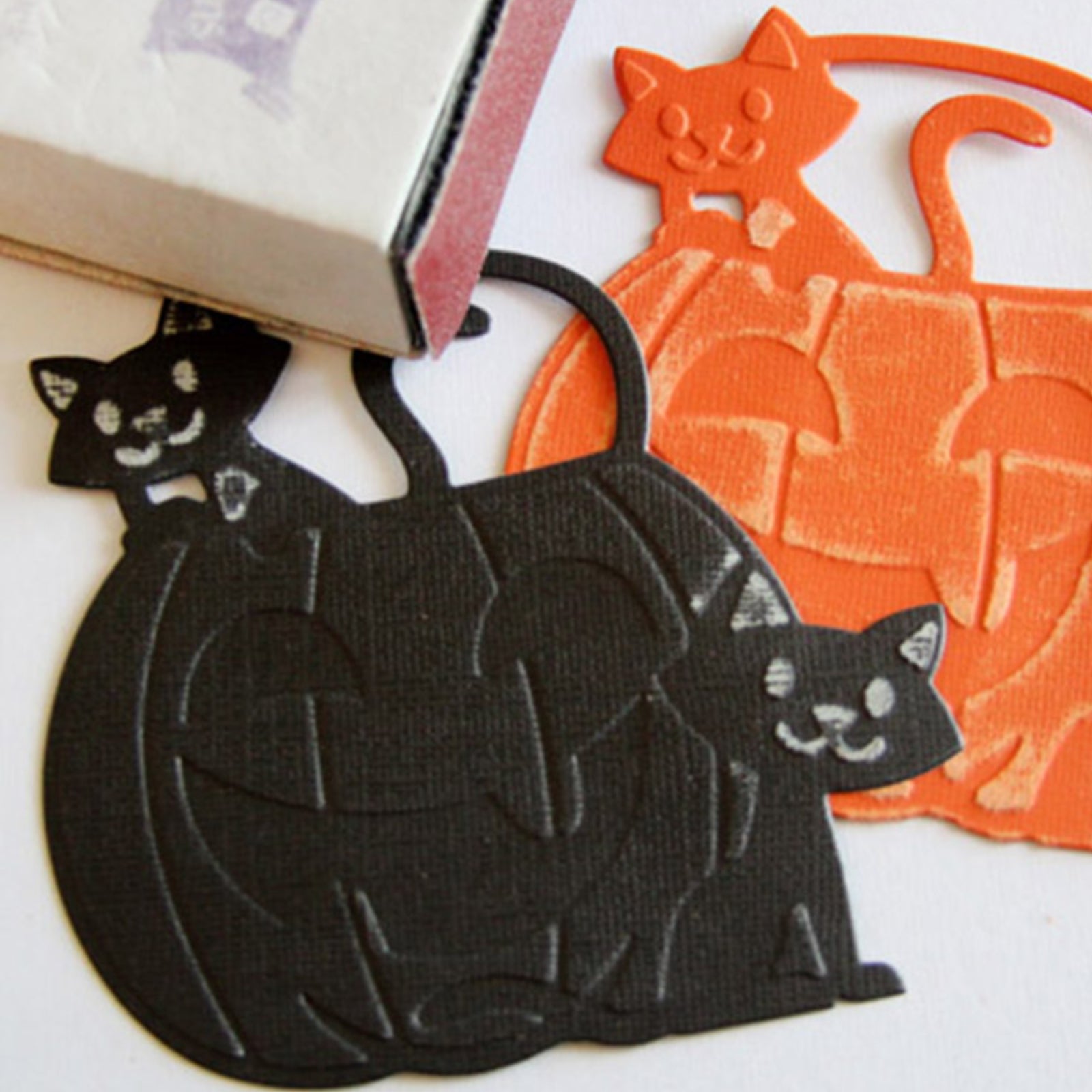 Halloween Jack-o-lantern Candy Bucket Cutting & Embossing Die