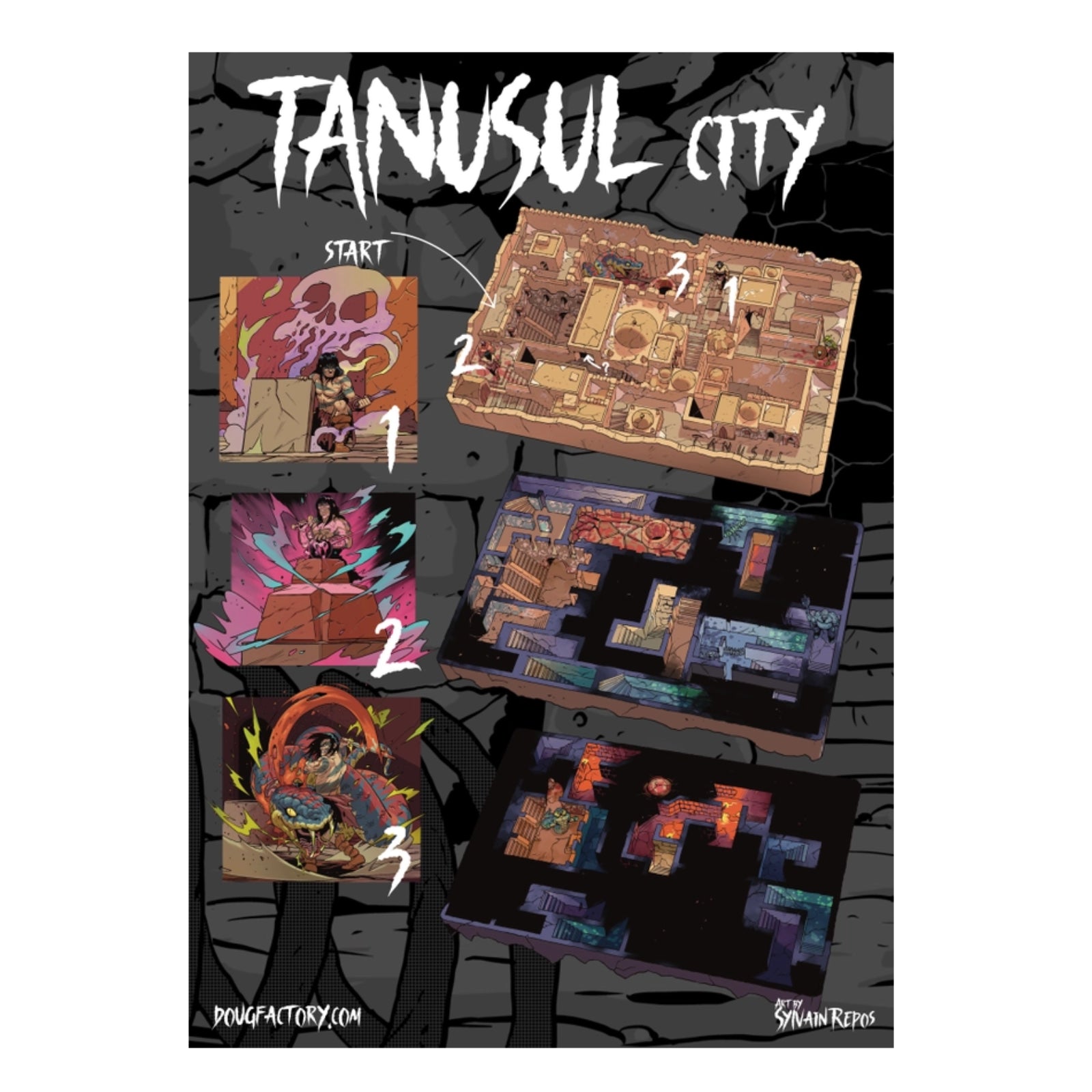 Inside3 - Troglodyte - The Barbarian - The Lost City of Tanusul (Black) - Level 9 - Doug Solutions