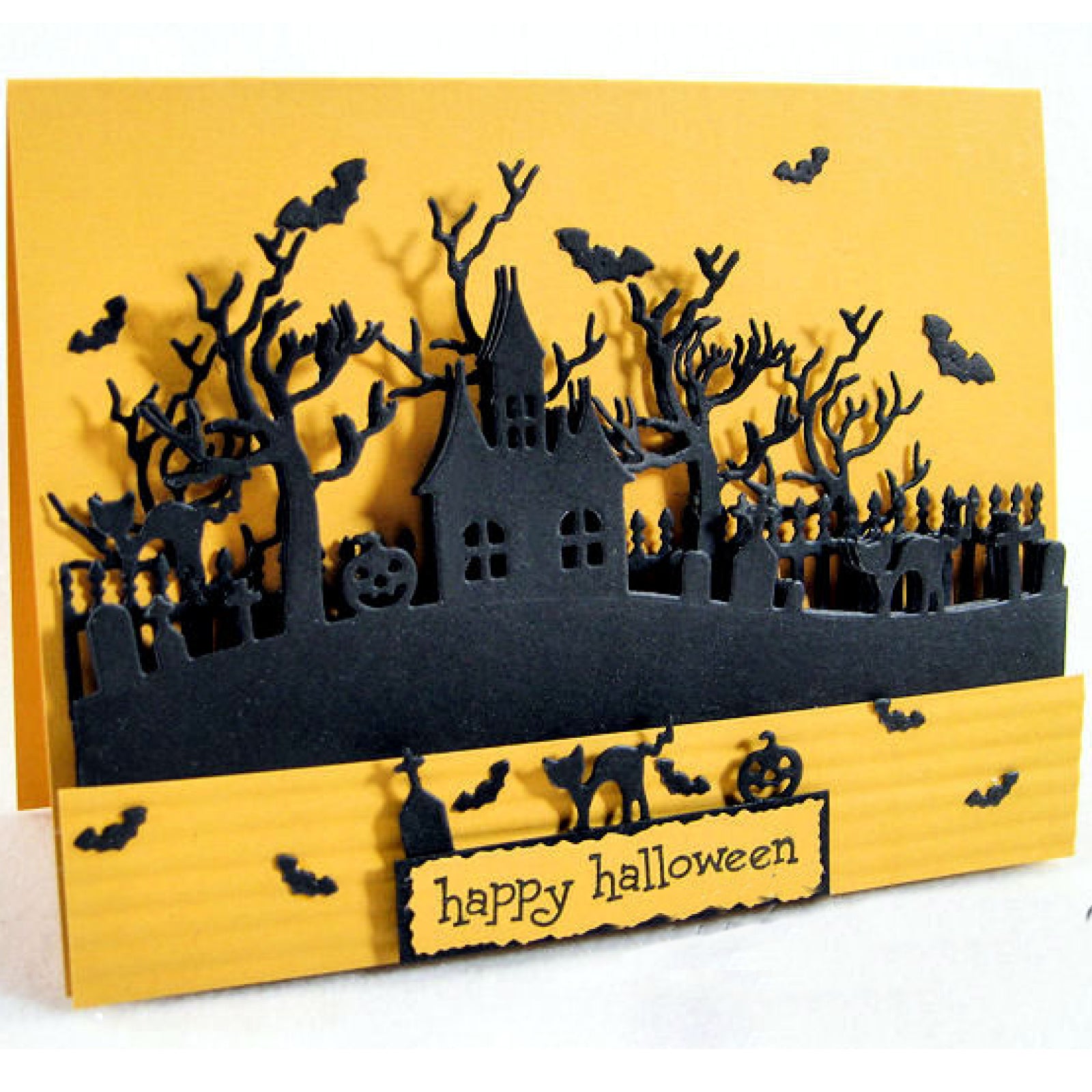 Halloween & Winter Holidays Backdrop Borders Cutting Dies