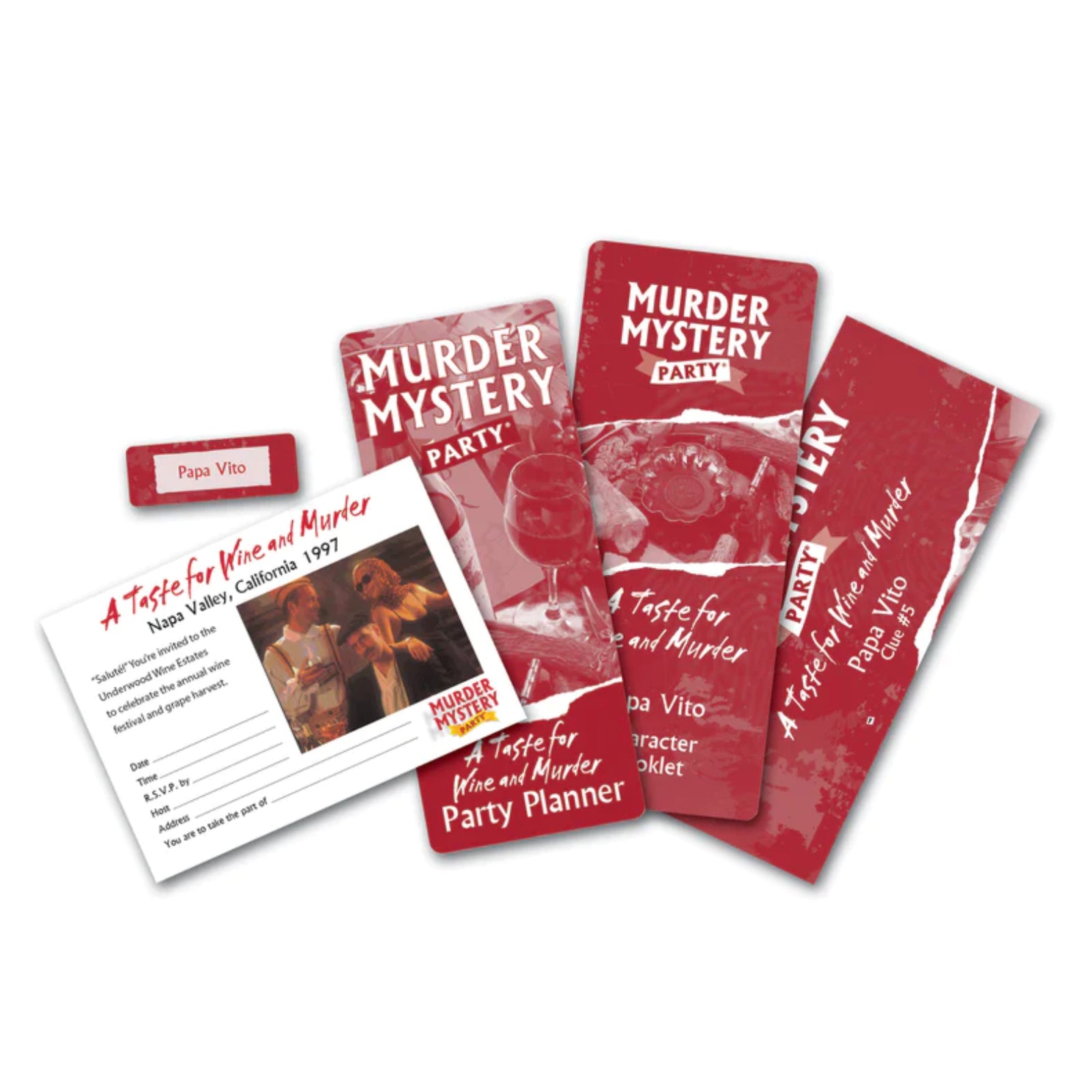 A Taste for Wine and Murder - Murder Mystery Party