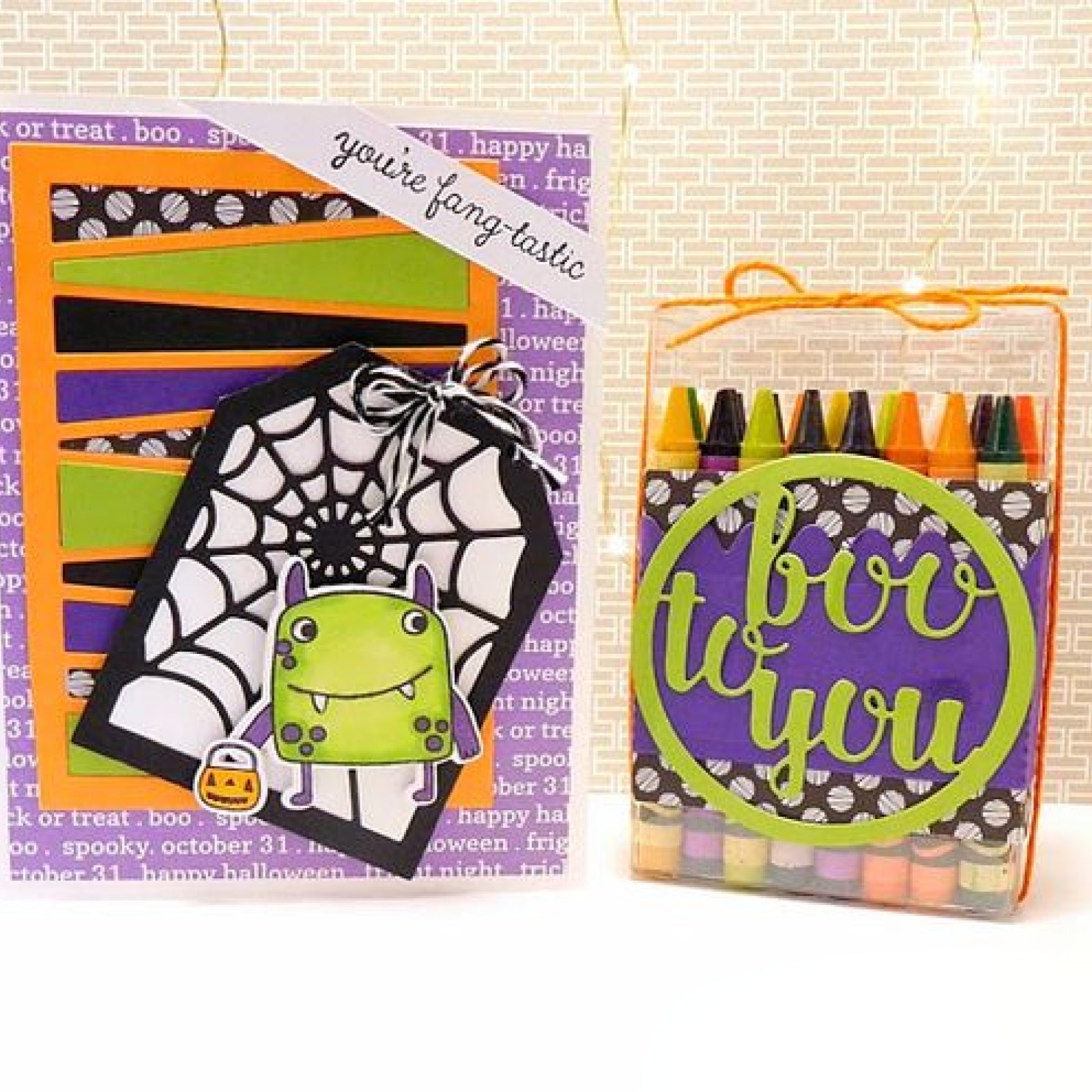 Boo to You Circular Frame w Stitched Burst Outer Frame Cutting Die