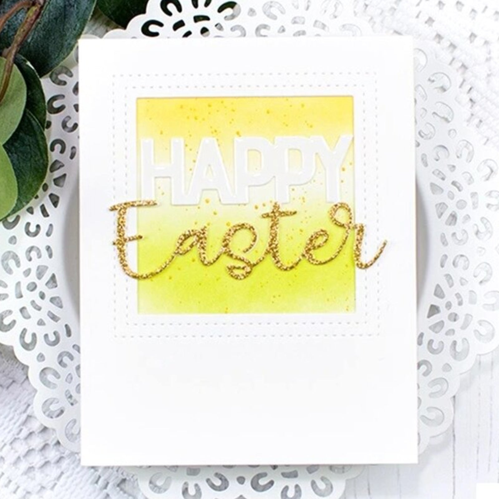 Happy Easter 2 Fonts Cutting Die