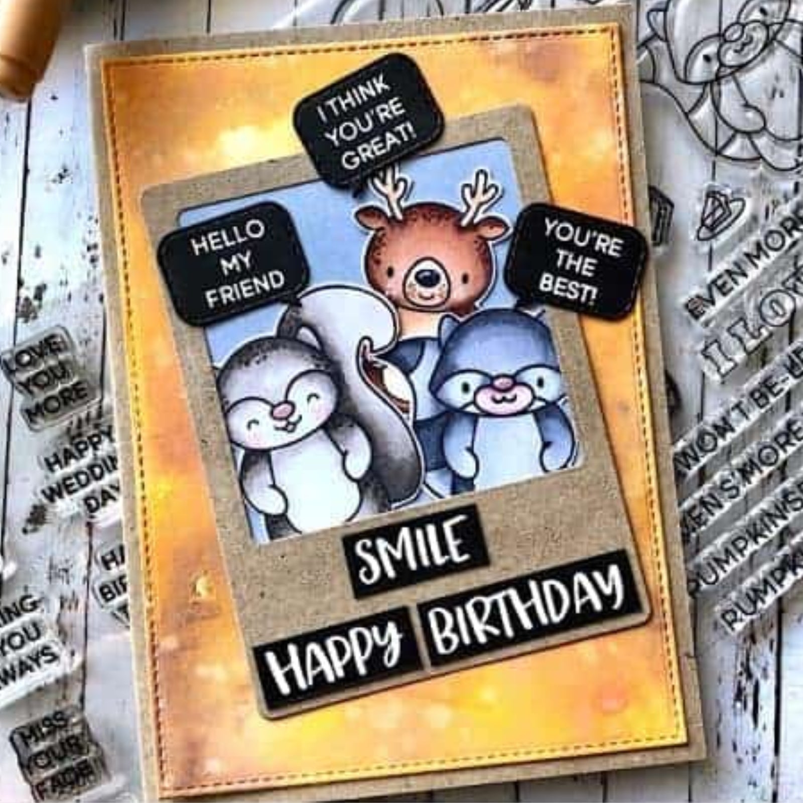 Just Say It Speech Bubbles #1 Cutting Die & Stamps Set