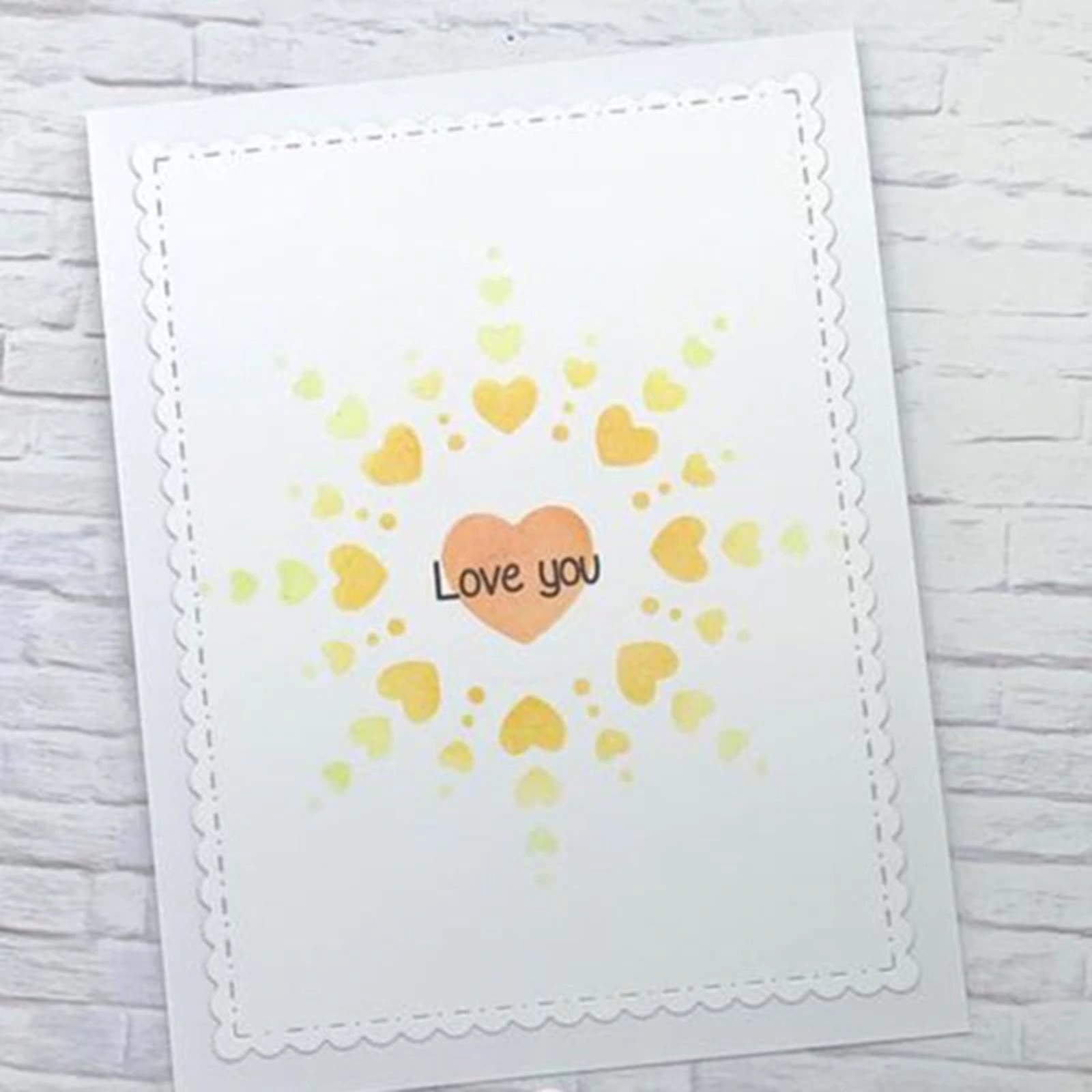 Cutout Hearts Snowflake Cutting & Embossing Die