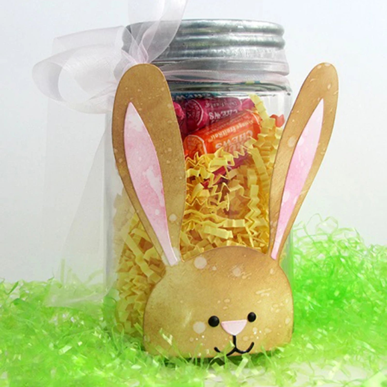 Big Bunny Head Cutting & Embossing Dies