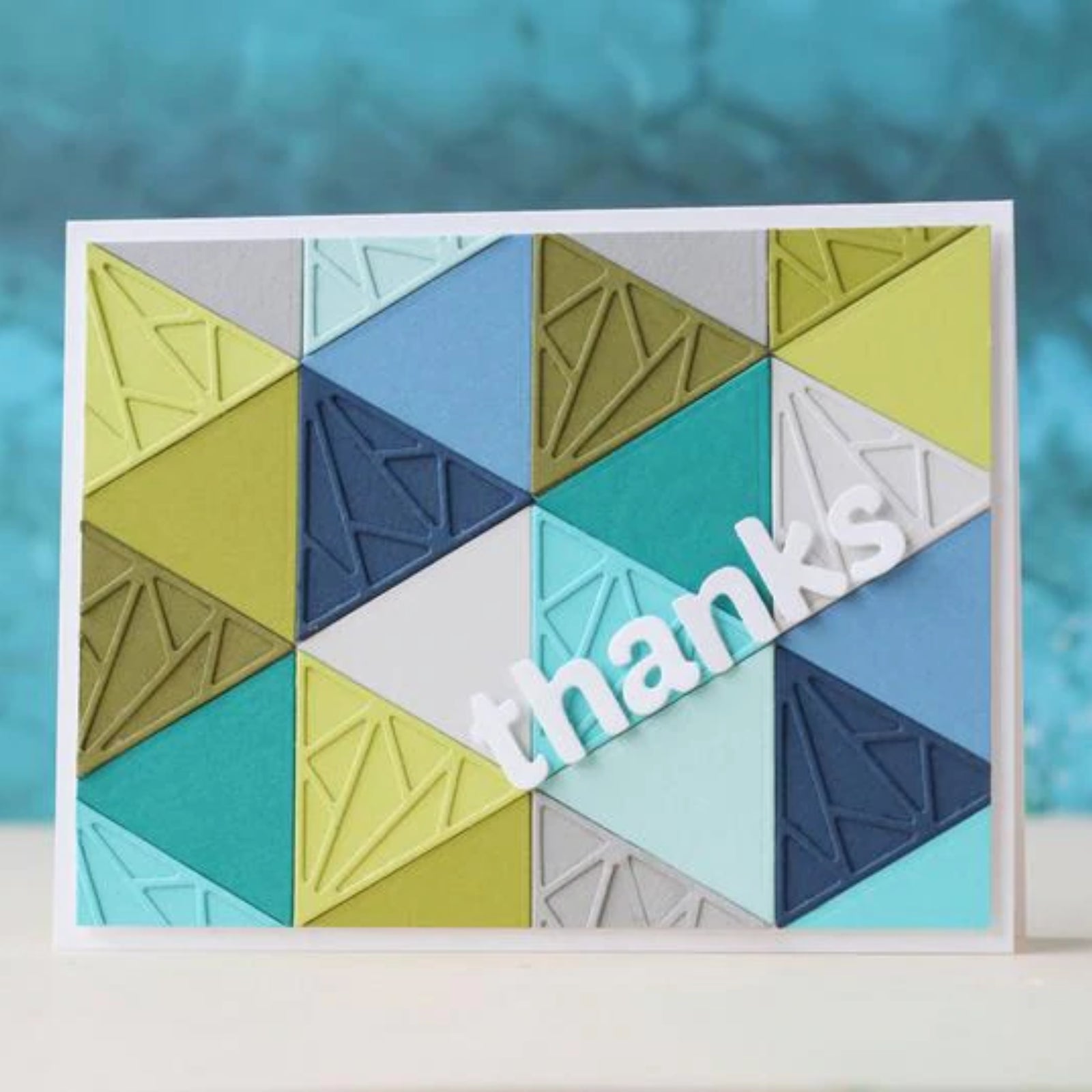 Stained Glass Triangles Cutting Dies Set